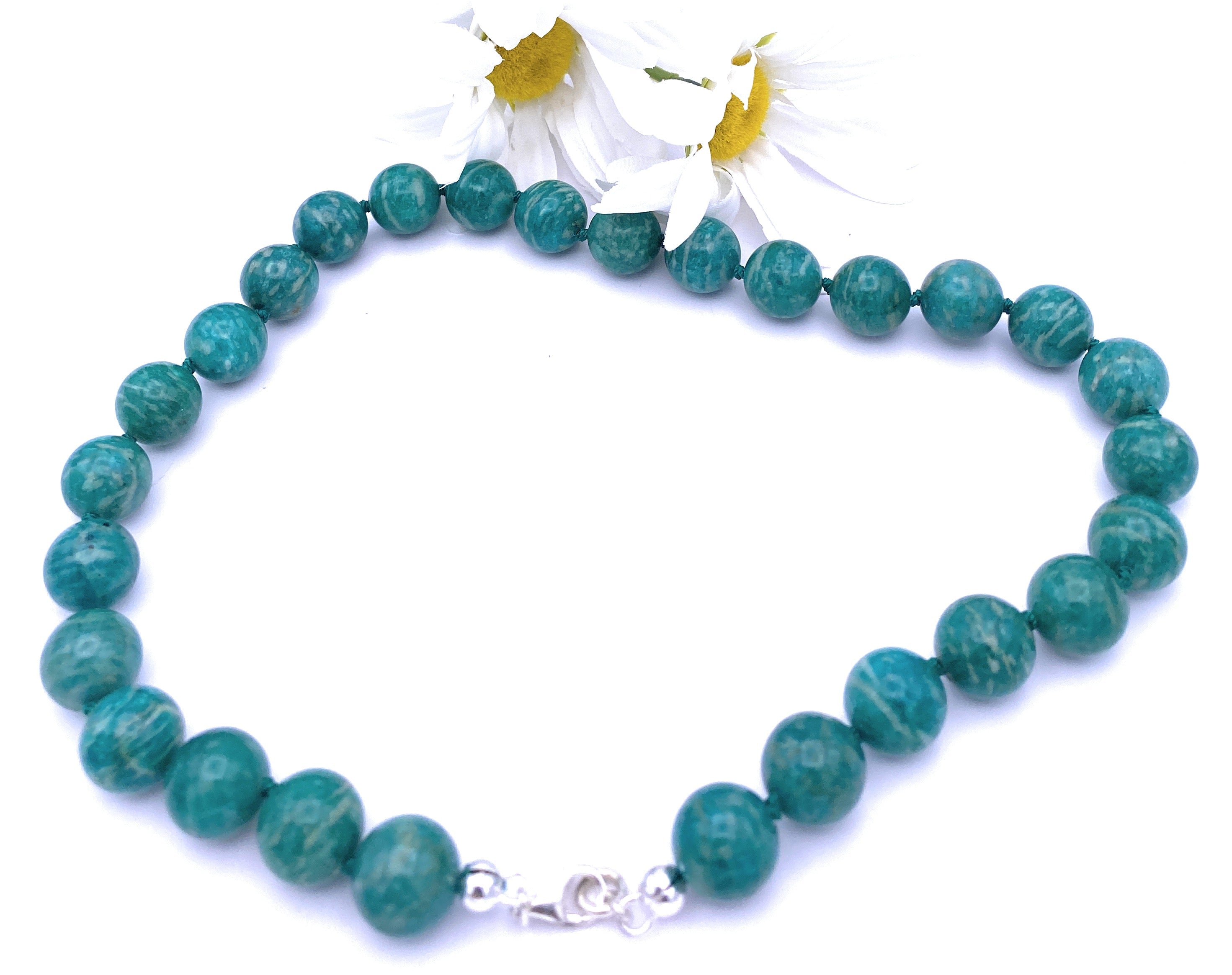 Amazonit Kugelkette 14mm