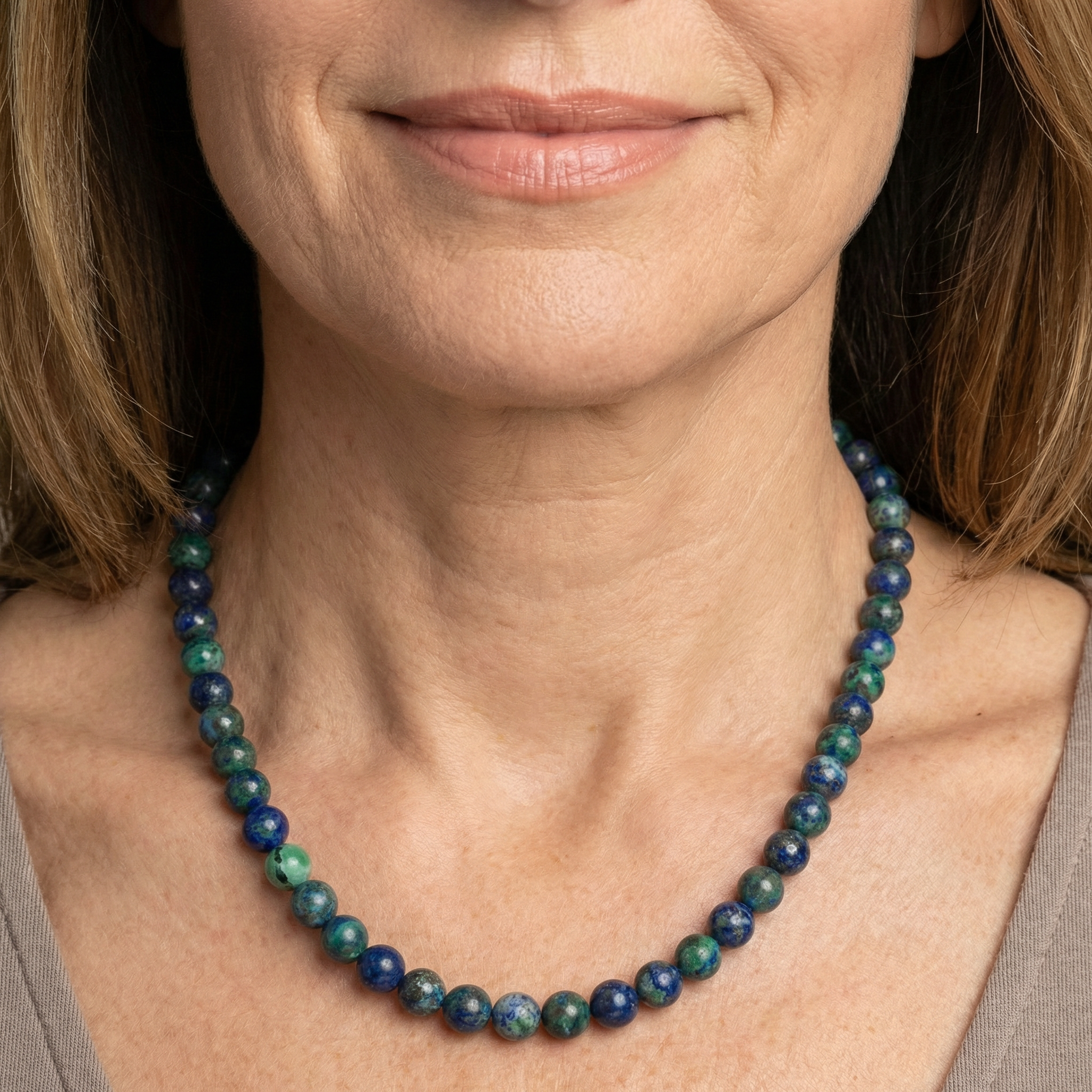 Chrysokoll Halskette