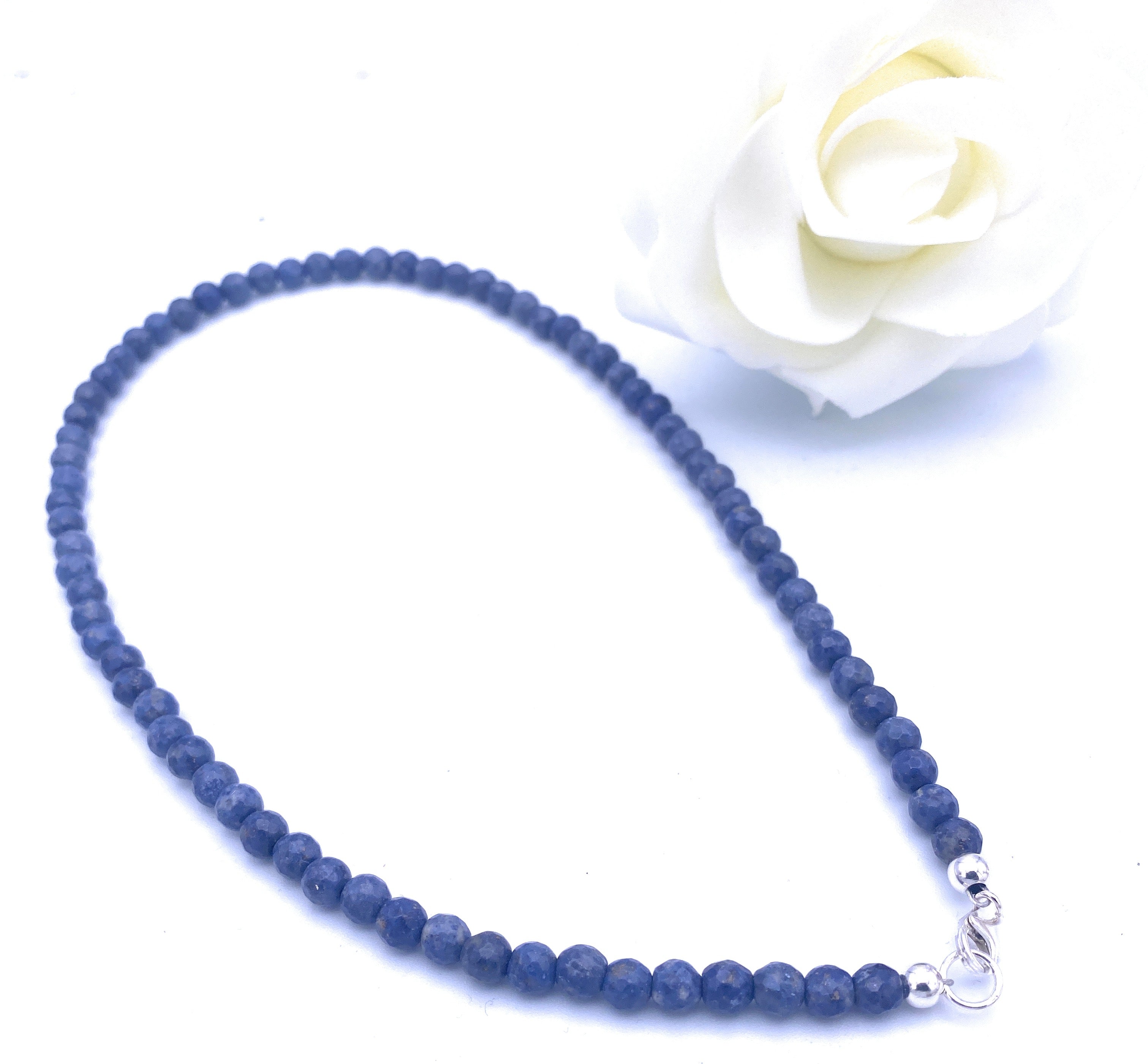 Dumortierit Halskette 6 mm