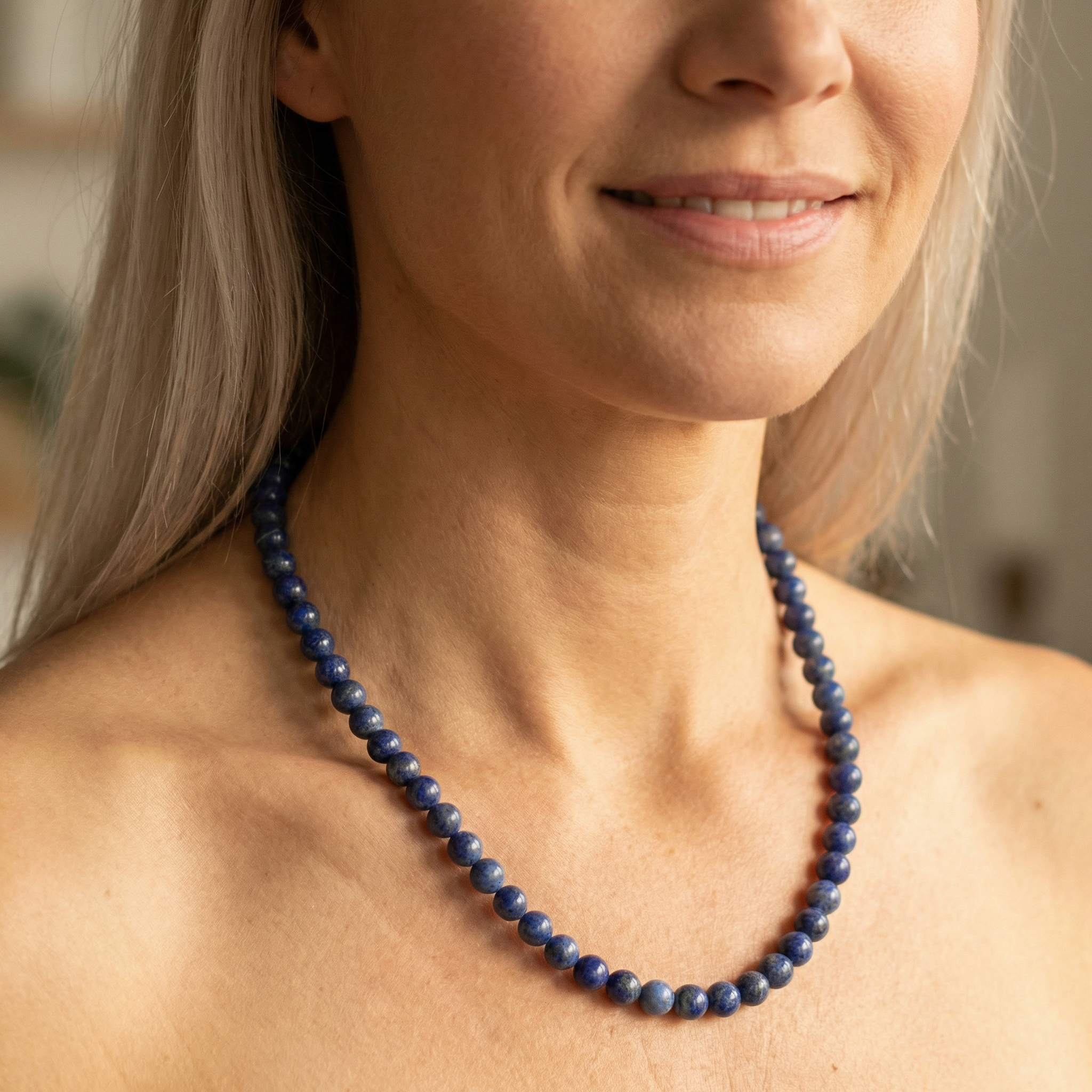 Dumortierit Halskette