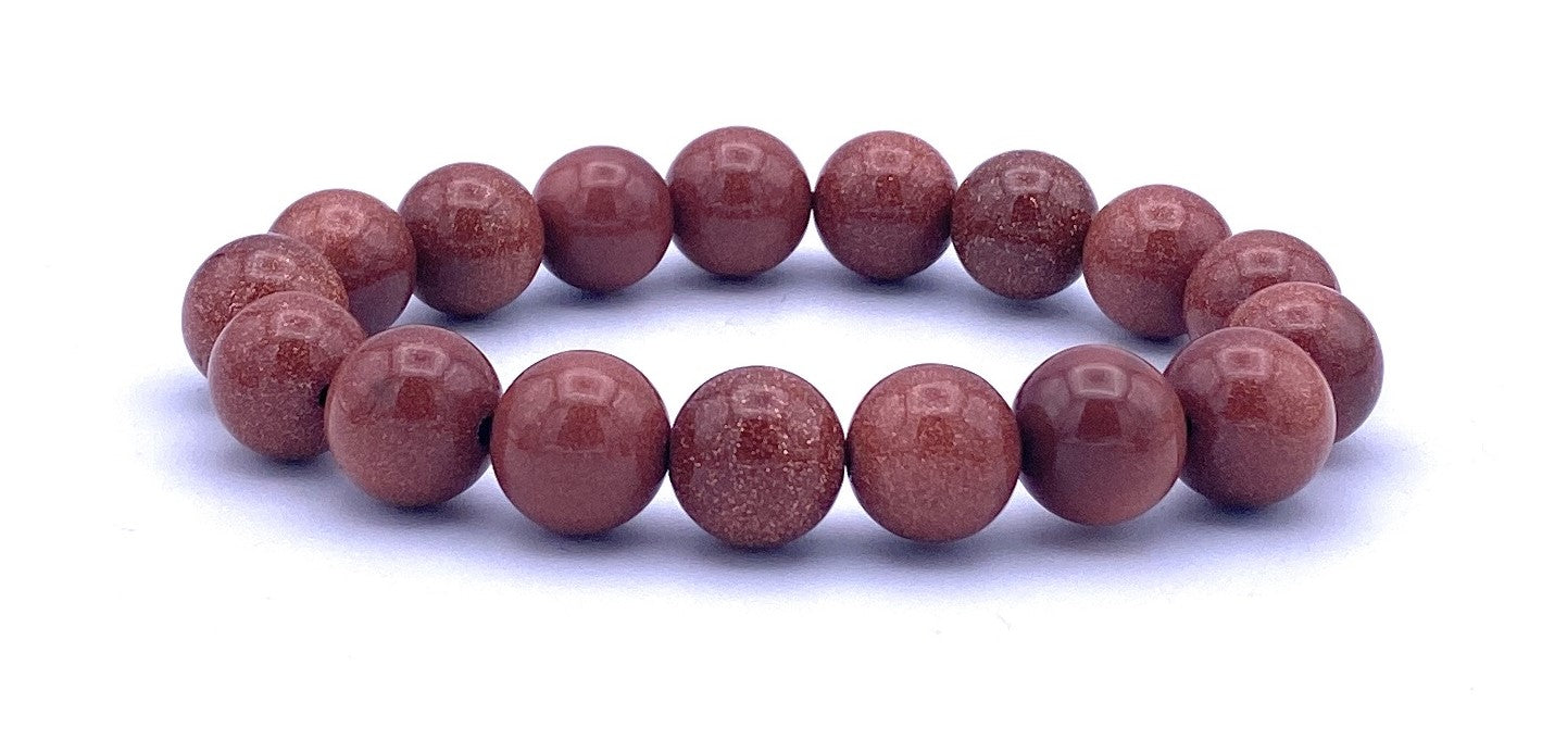 Goldfluss Kugel Armband 12mm