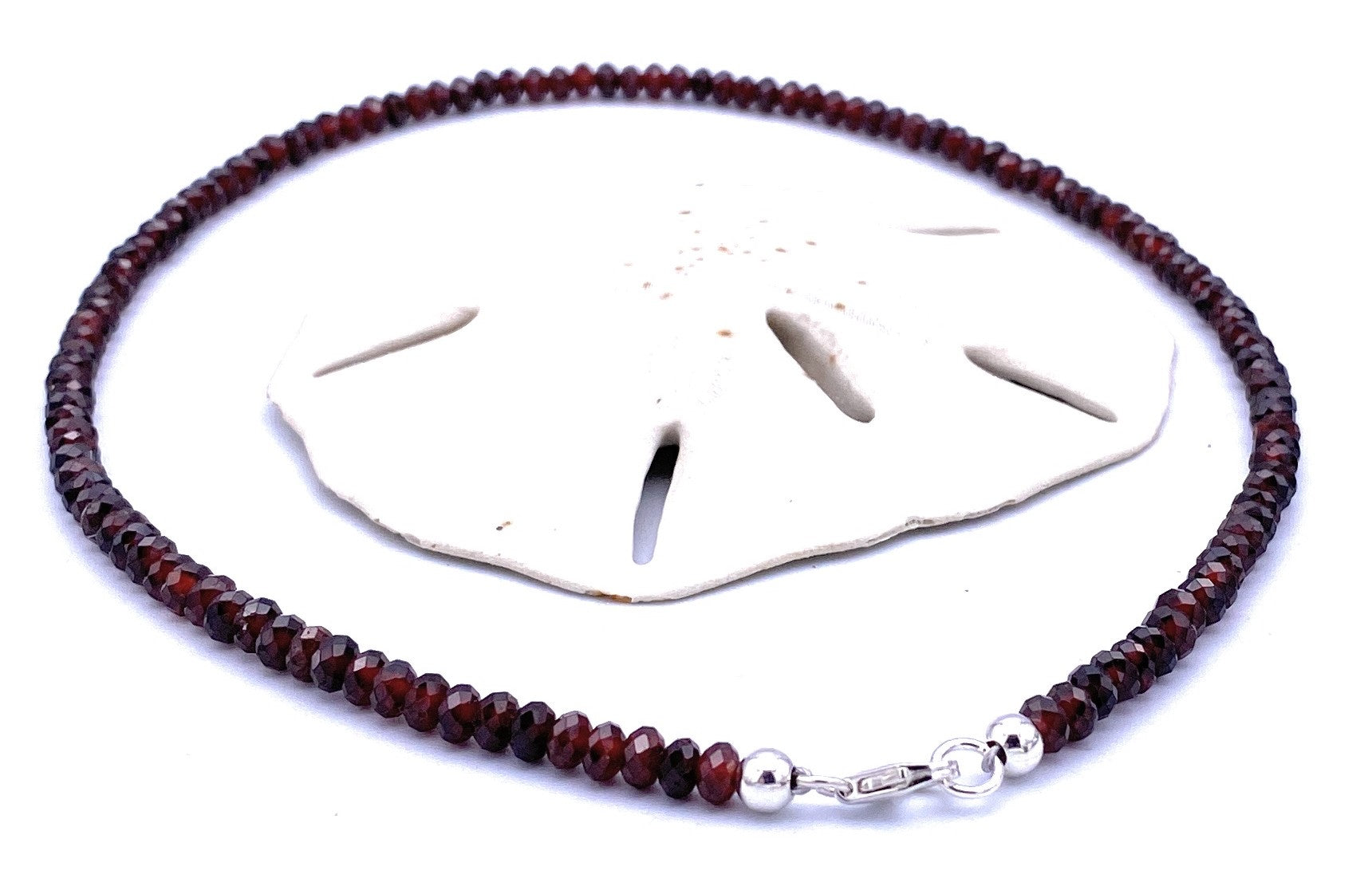 Granat-Rhodolith Halskette