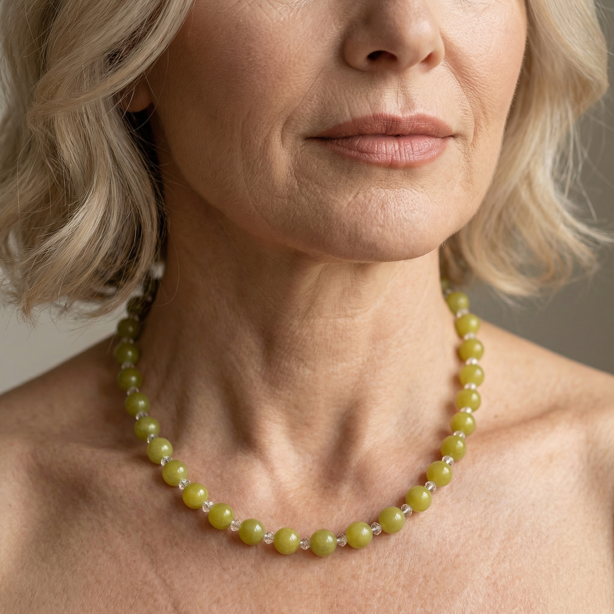 Korea-Jade Halskette 8mm