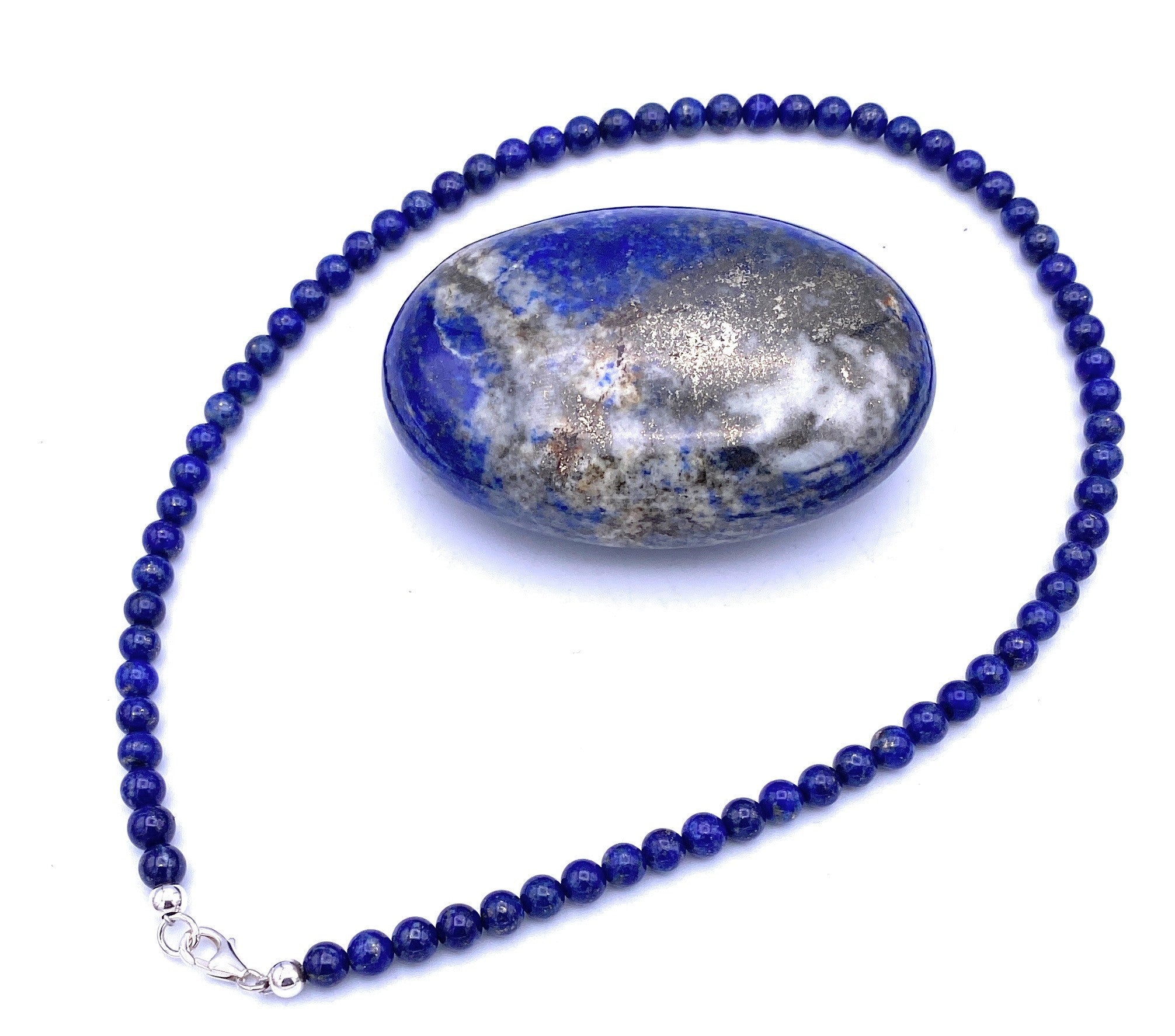 Lapislazuli Kugel Halskette 6mm