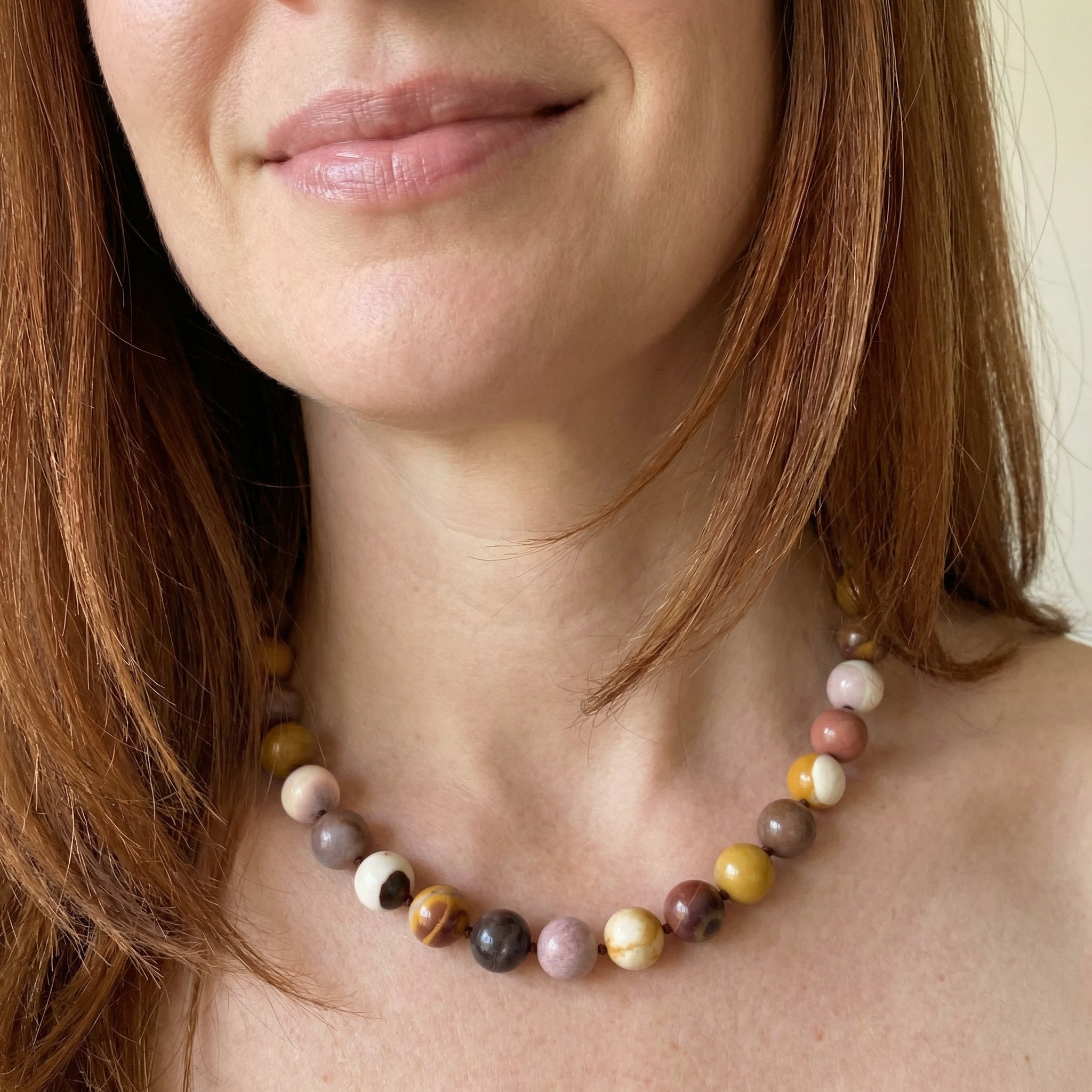 Mookait Kugel Halskette 12mm