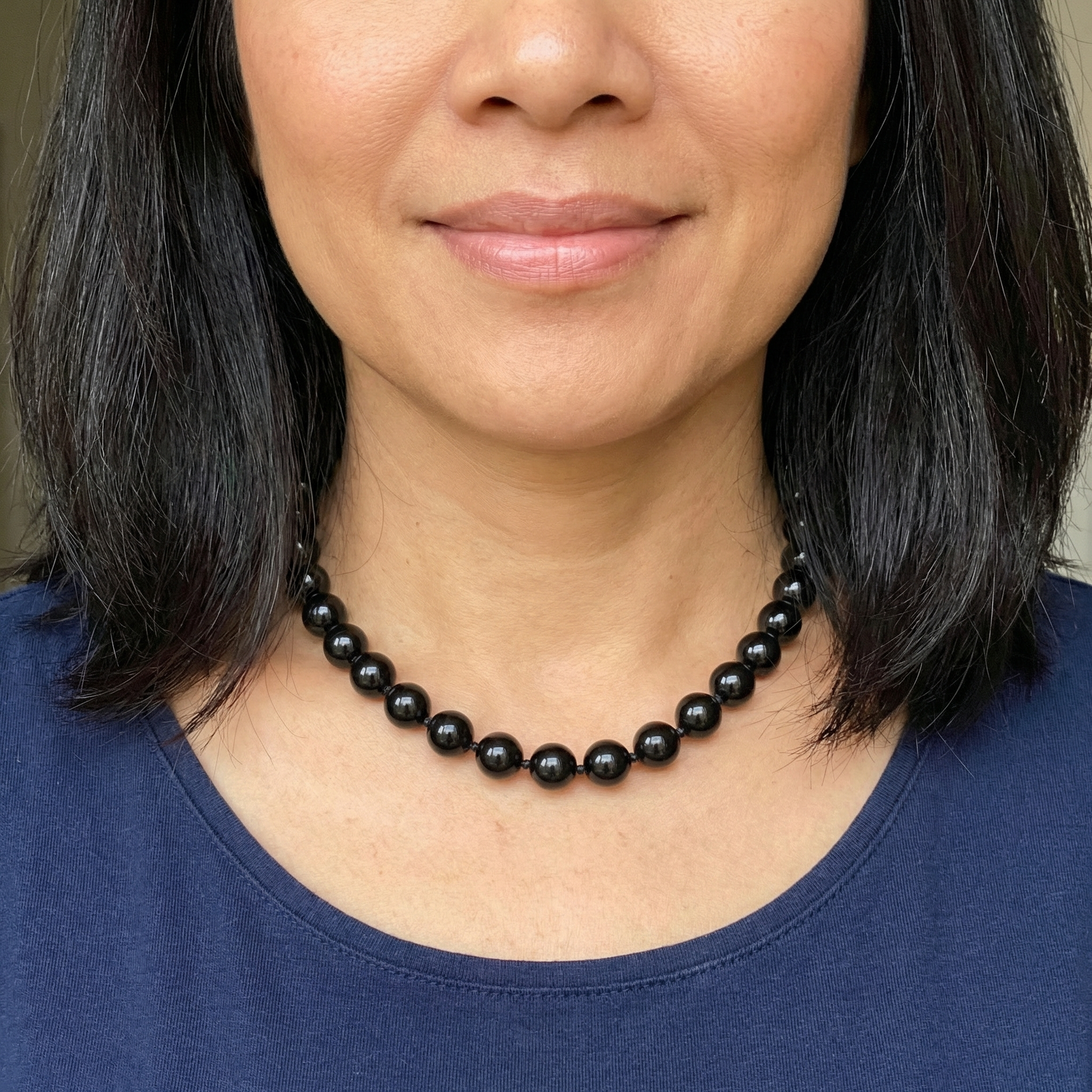 Onyx Kugel-Halskette 10 mm