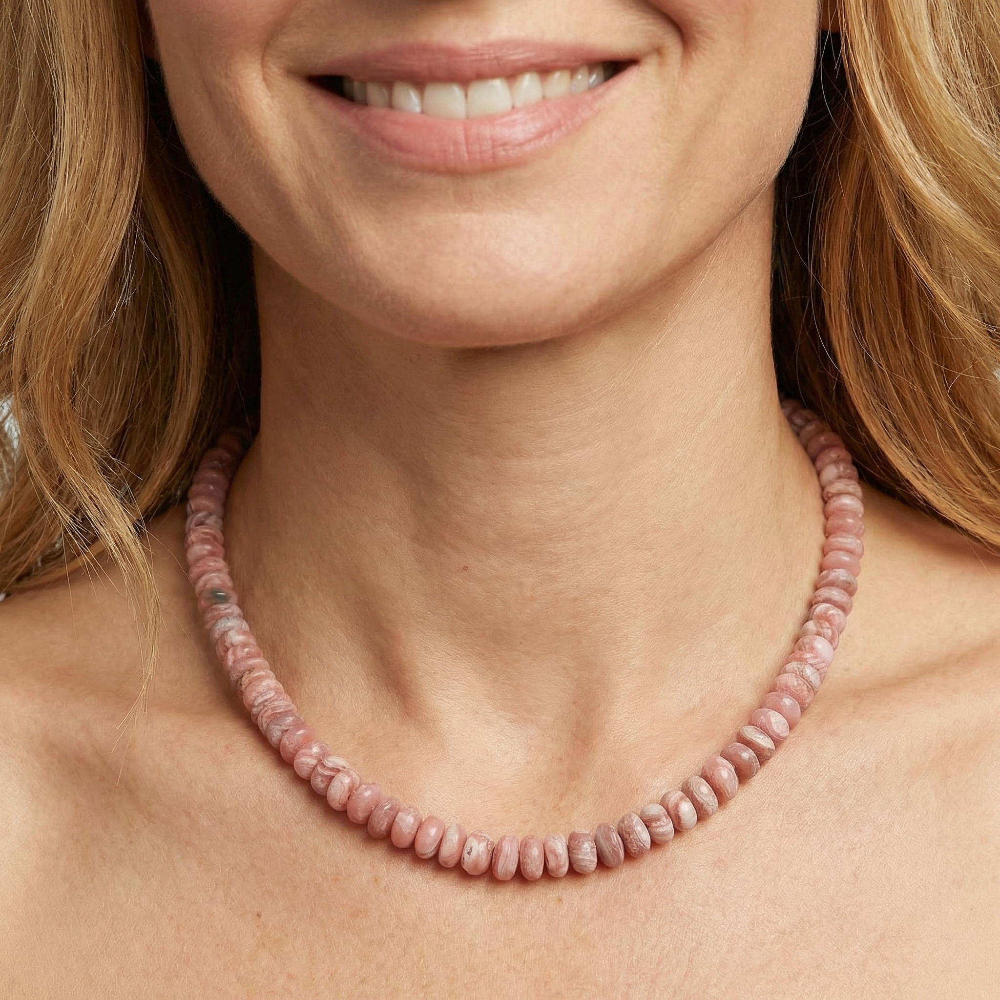 Rhodochrosit Halskette