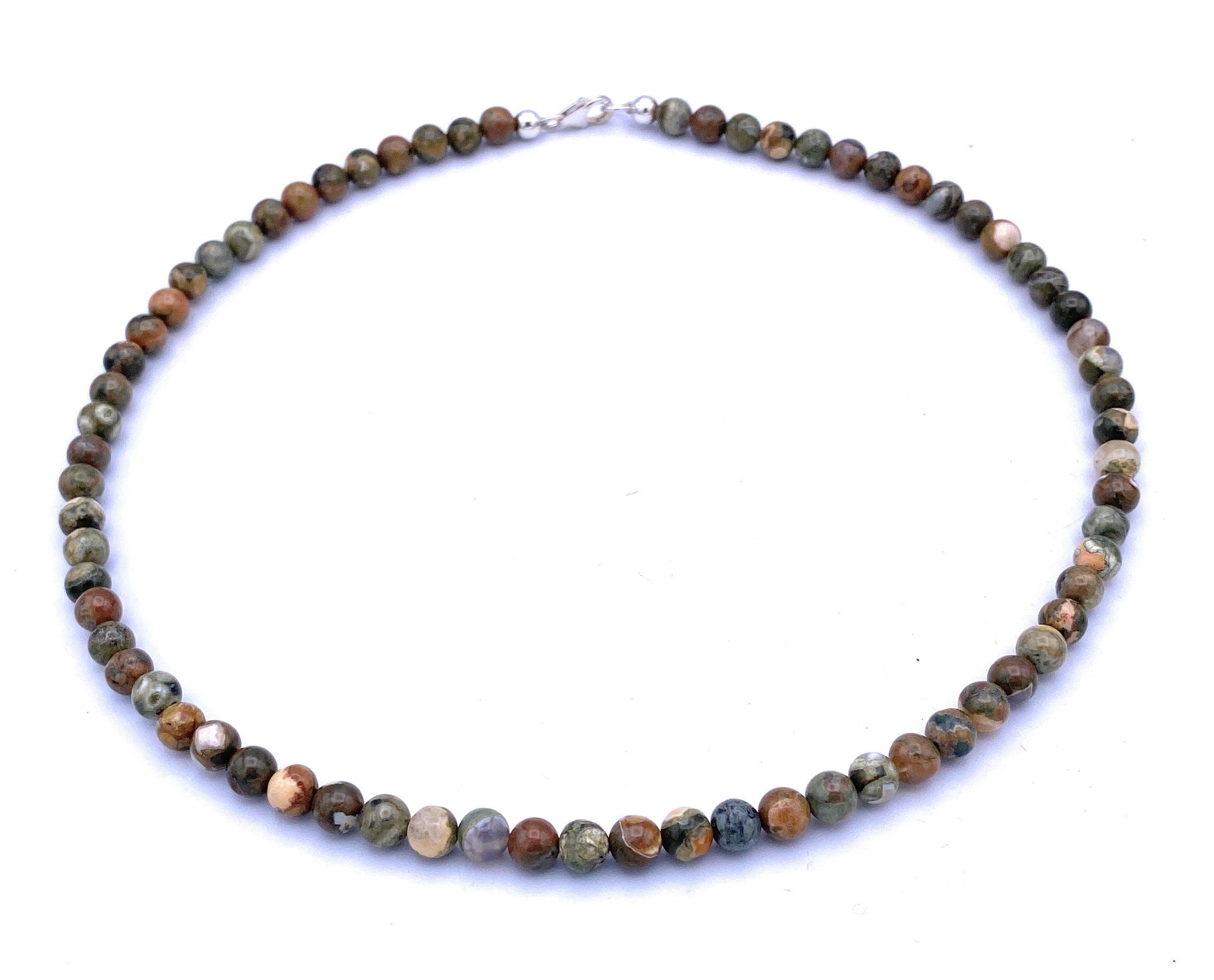 Rhyolith Kugel Halskette