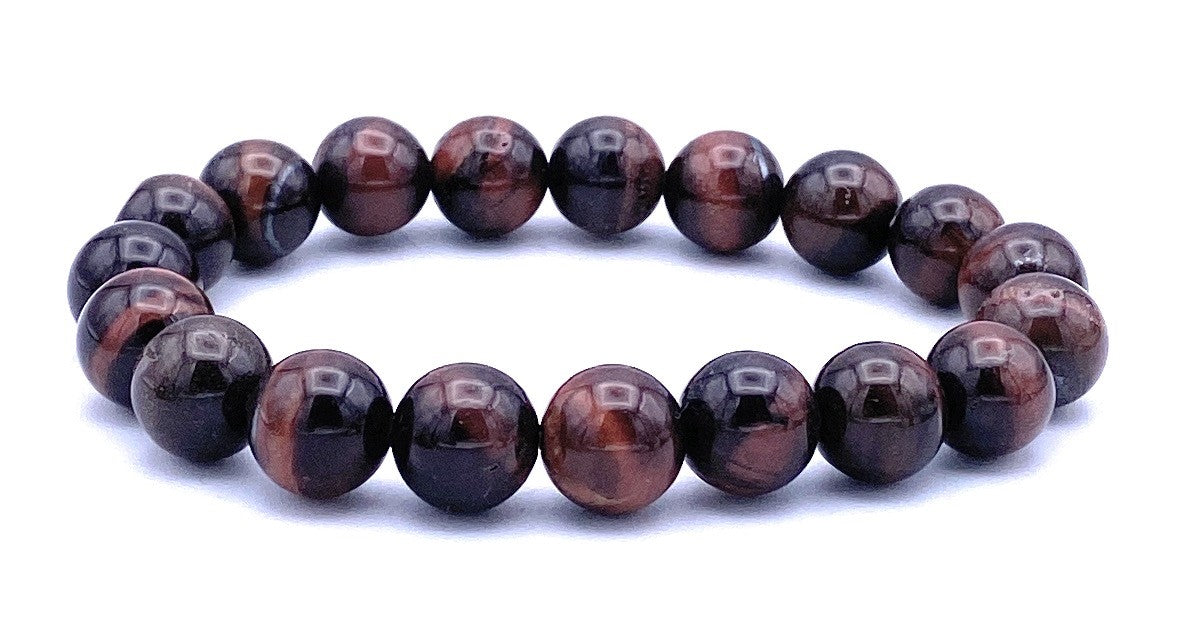 Tigerauge rot Armband