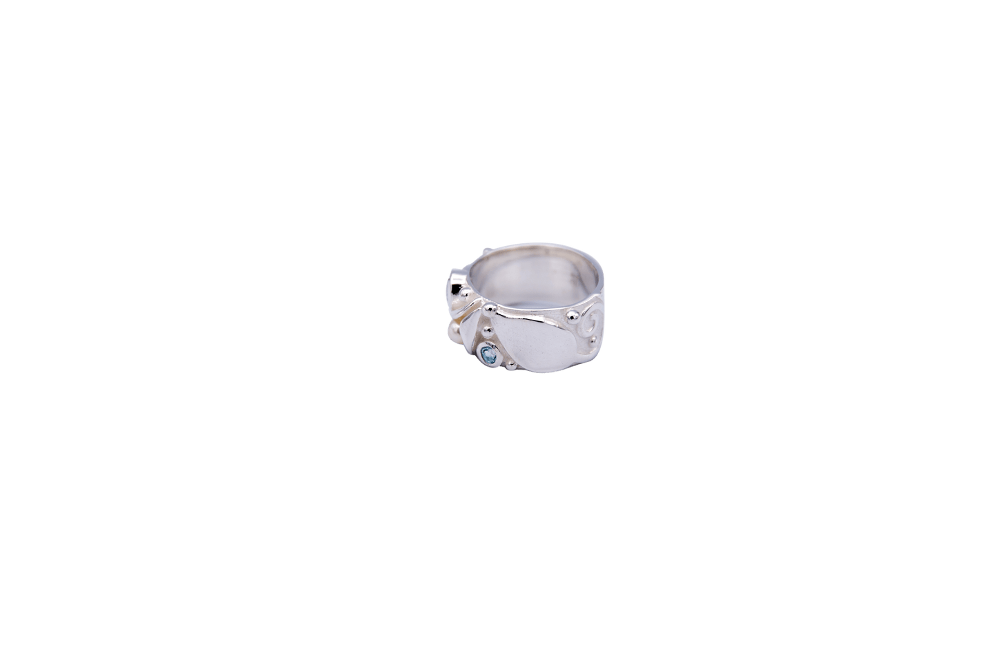 Blau-Topas Ring