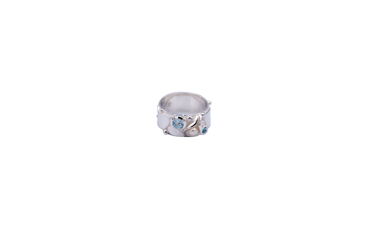 Blau-Topas Ring