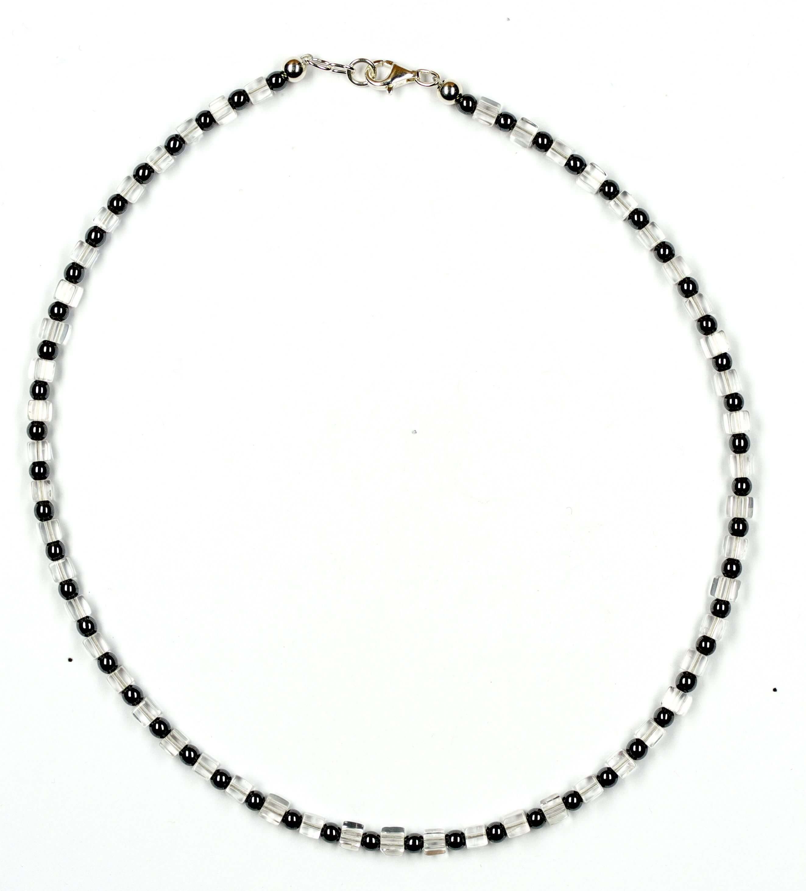 Bergkristall-Kette-W-rfel-mit-H-matit-7047H