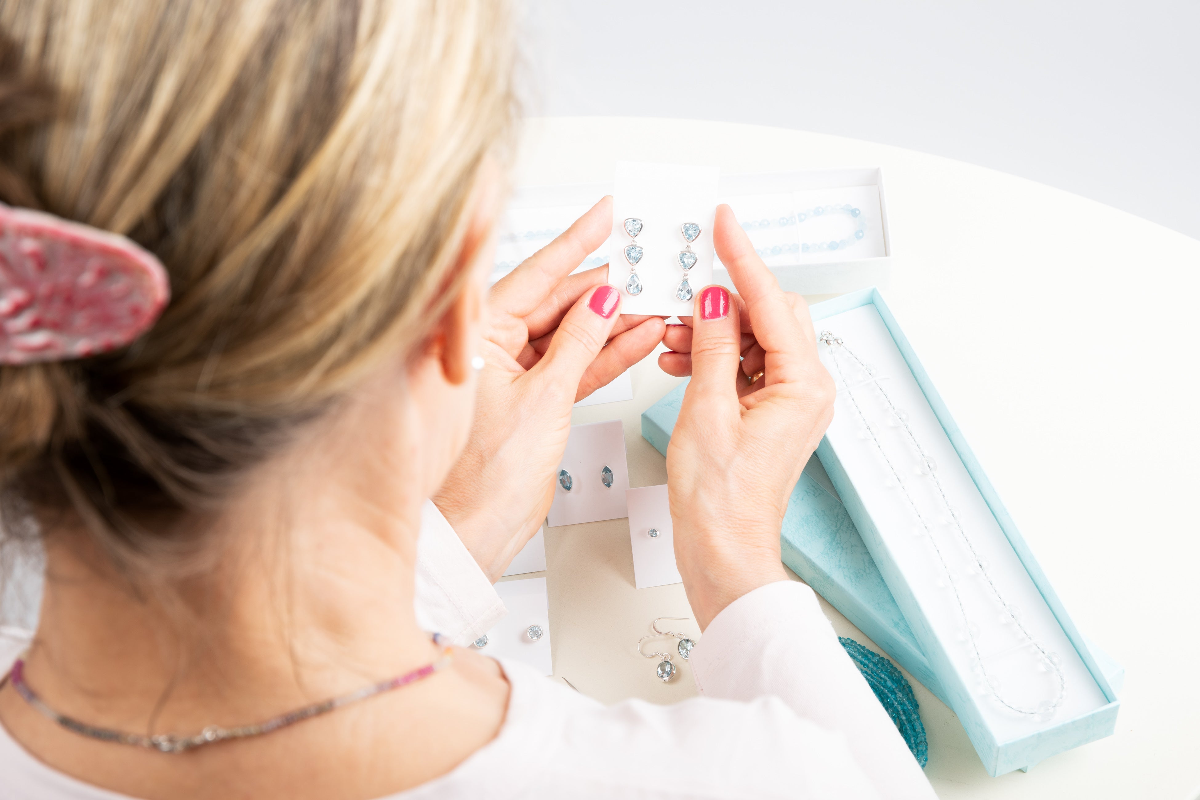 Facettierte Heliotrop Halskette 6mm