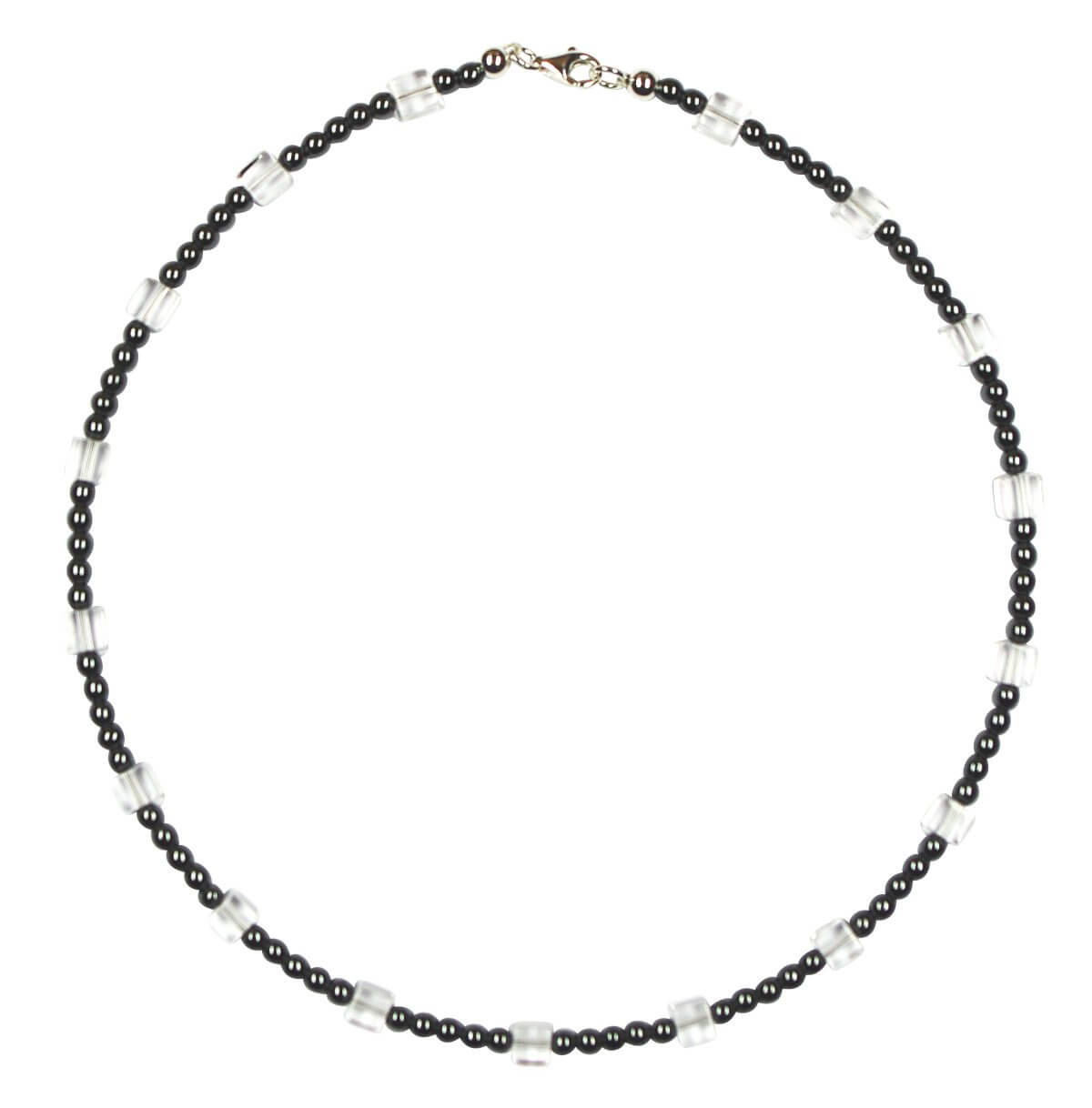 H-matit-Kette-mit-Bergkristall-W-rfel-8992