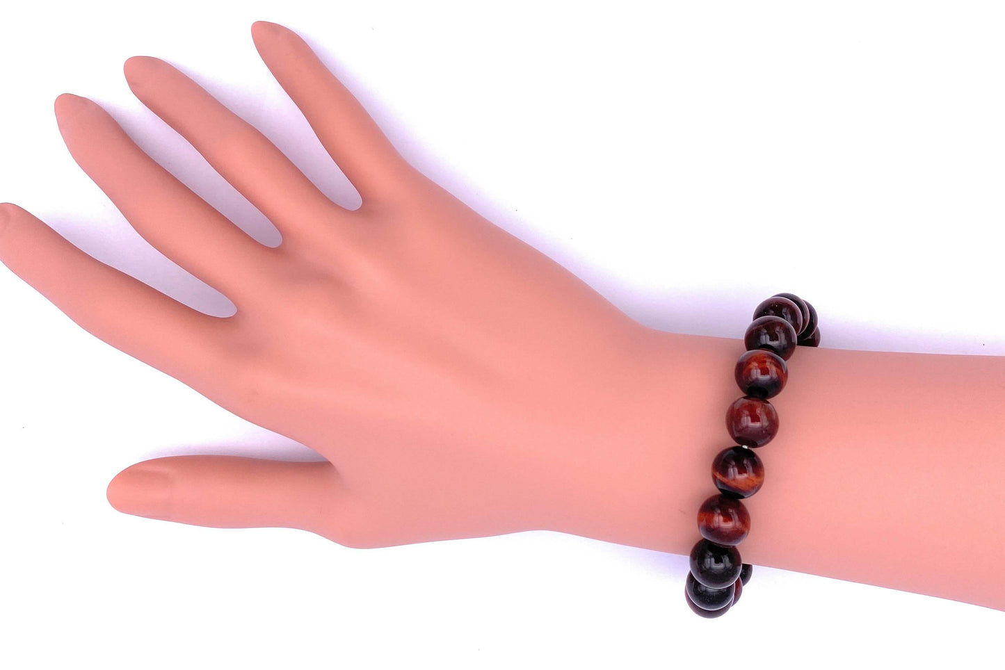 Tigerauge rot Armband