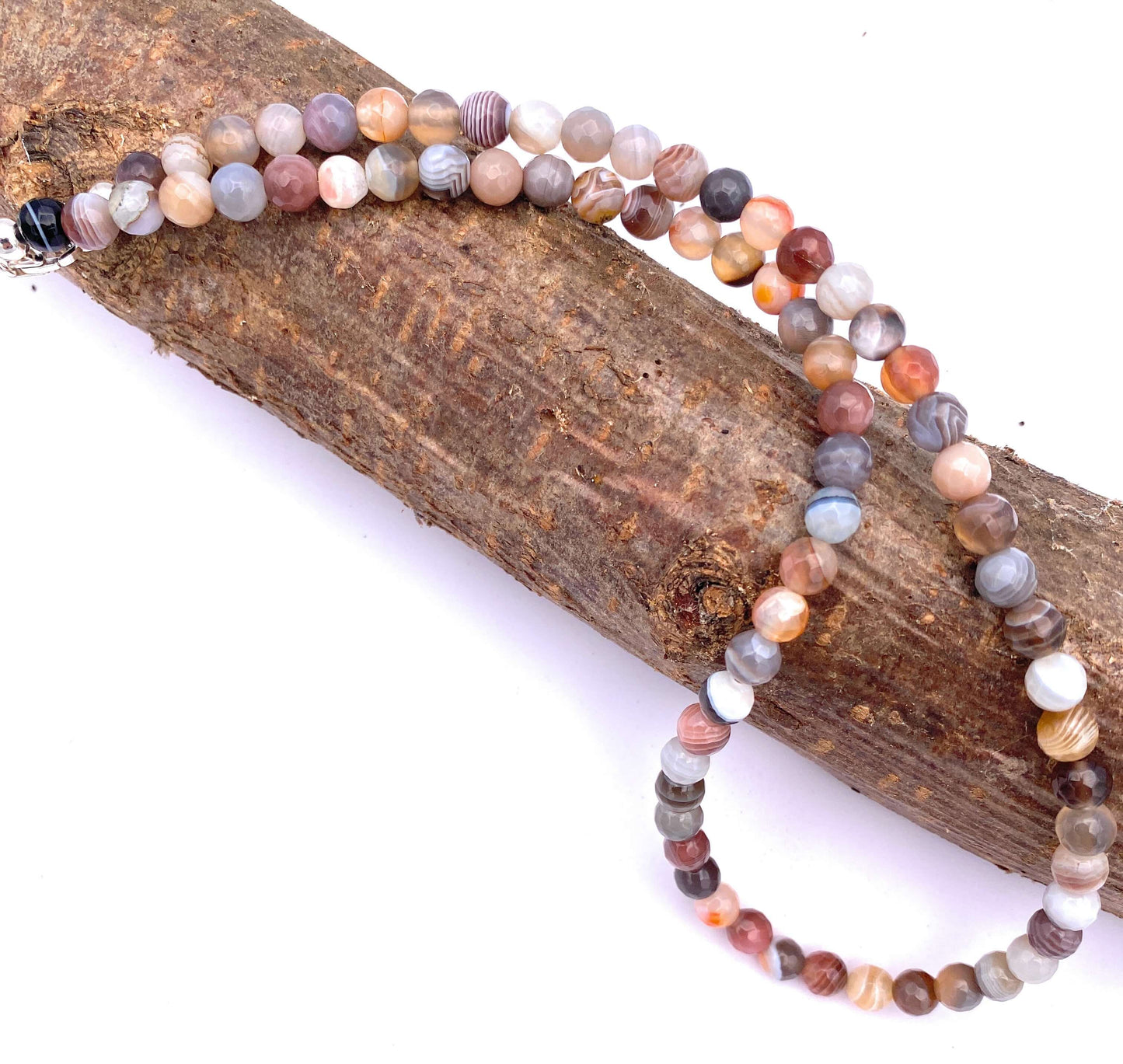 Botswana-Achat Halskette