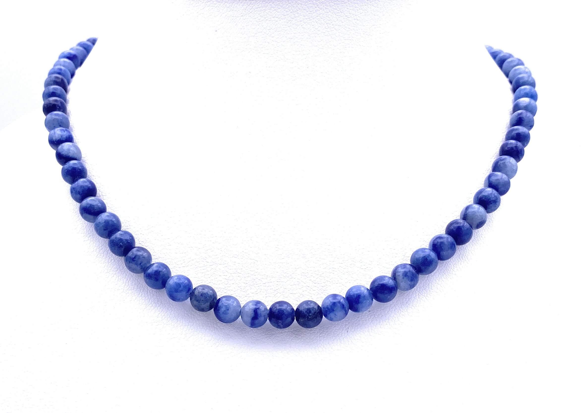 Blauquarz Halskette