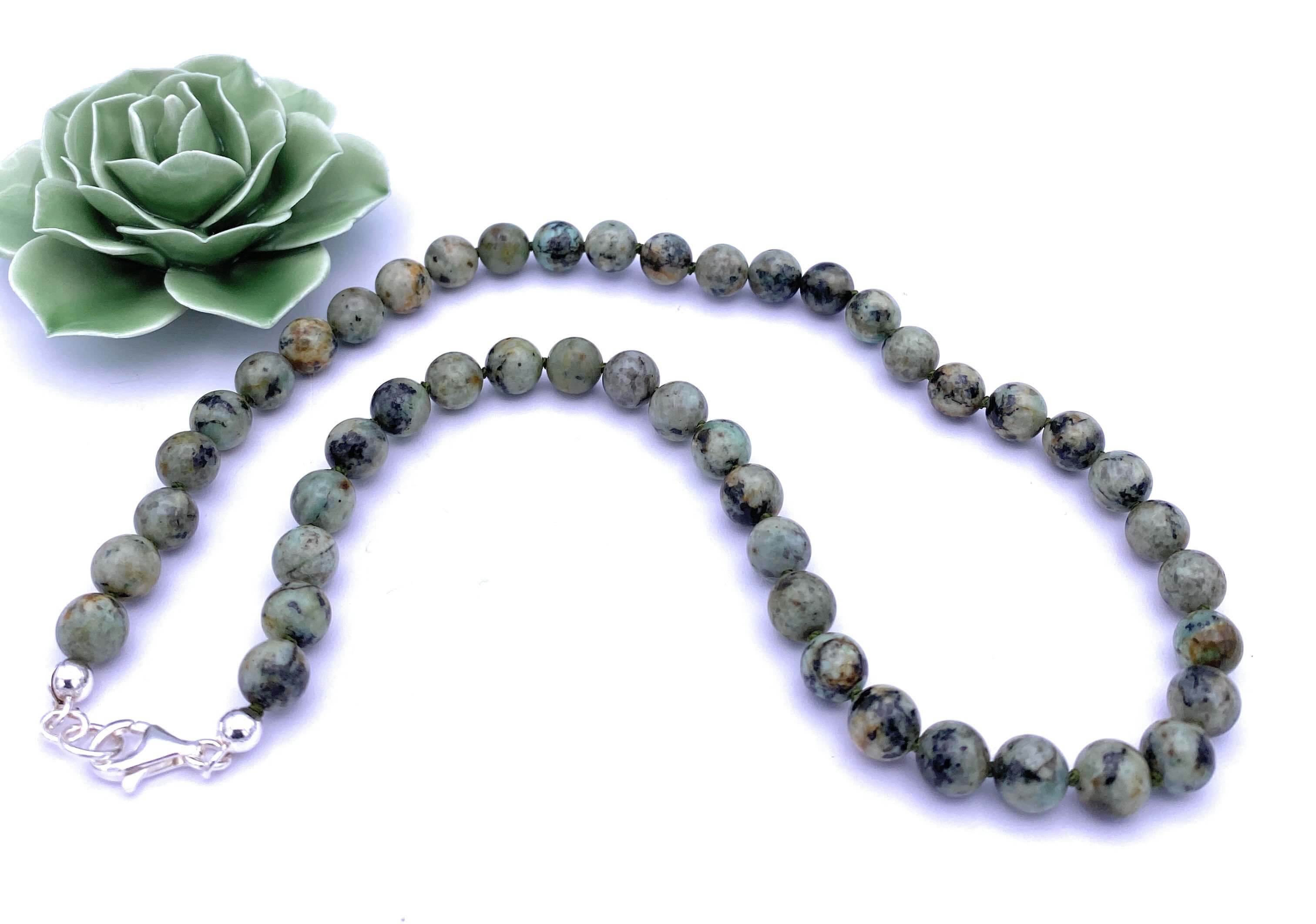 Afrika Türkis Halskette