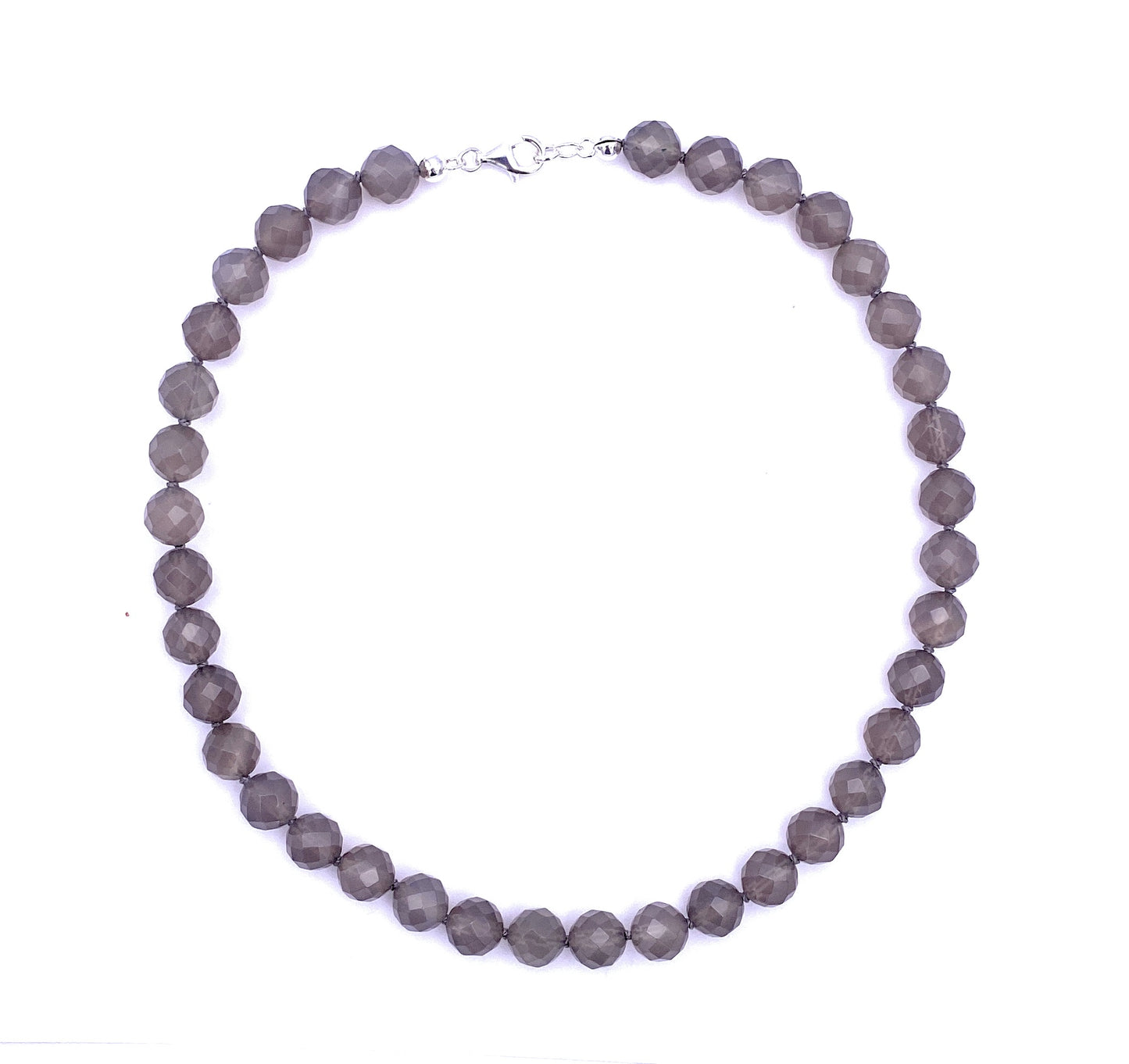 Achat grau Halskette