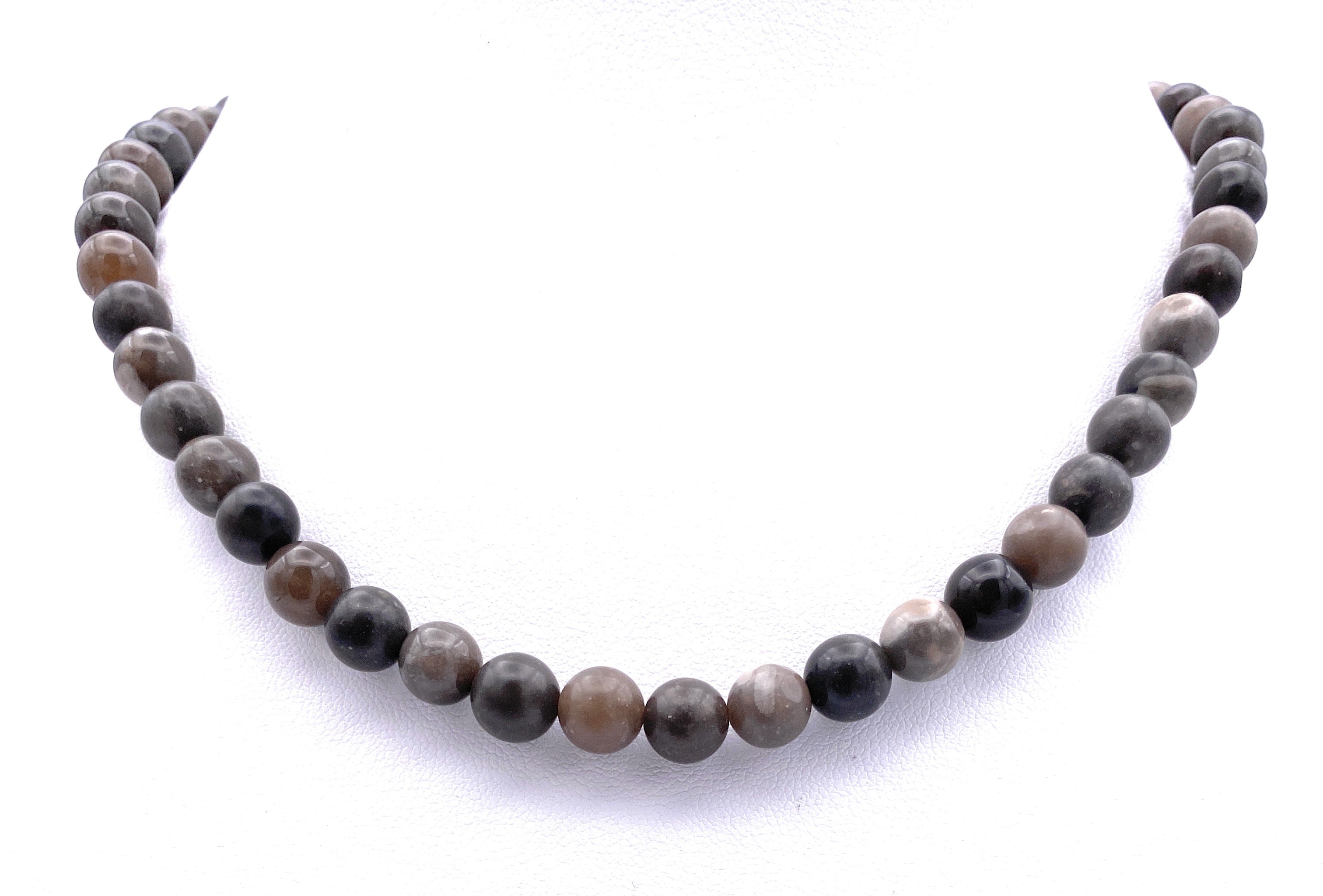 Feuerstein - deutsche Ostsee Halskette