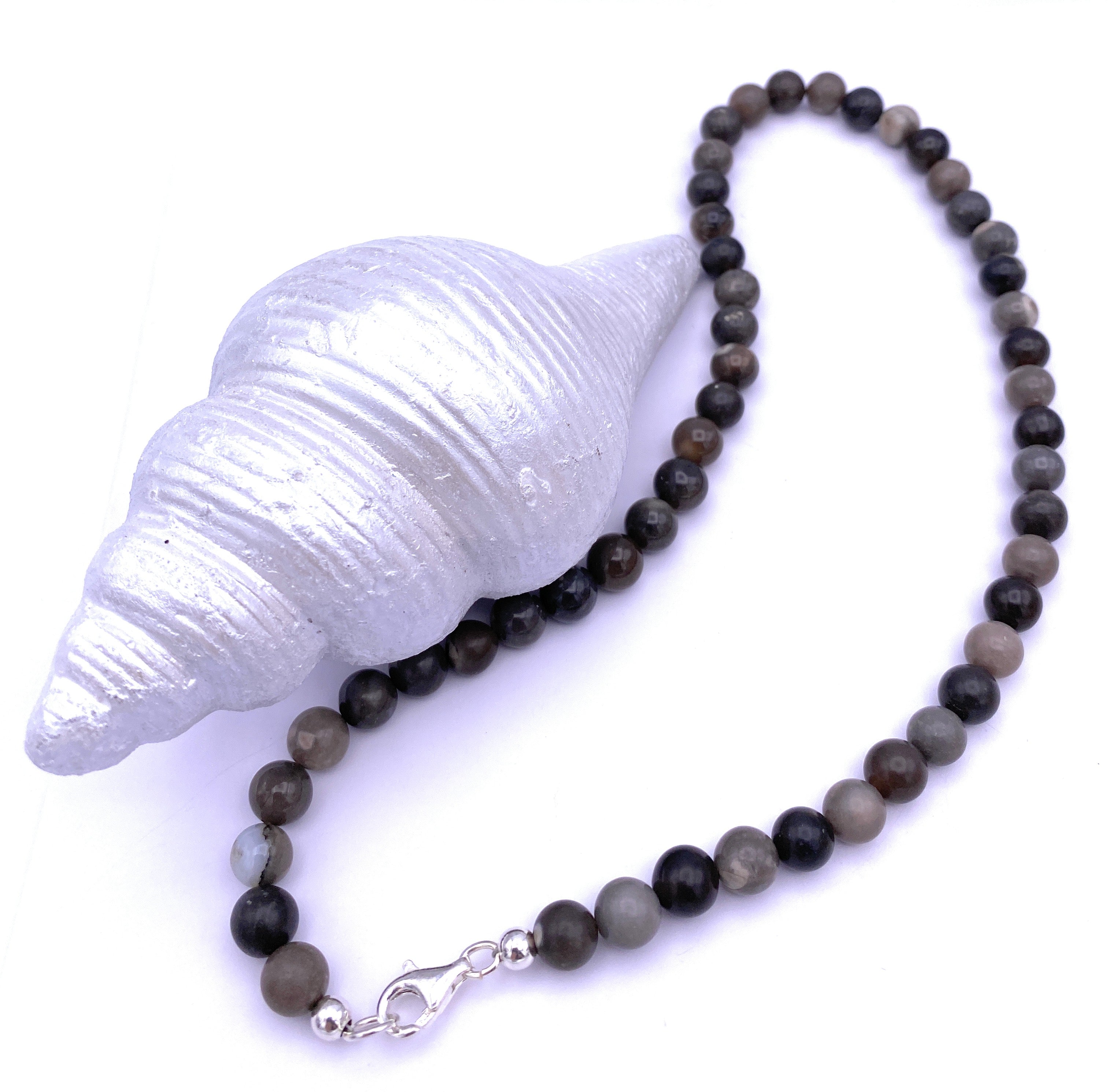 Feuerstein - deutsche Ostsee Halskette