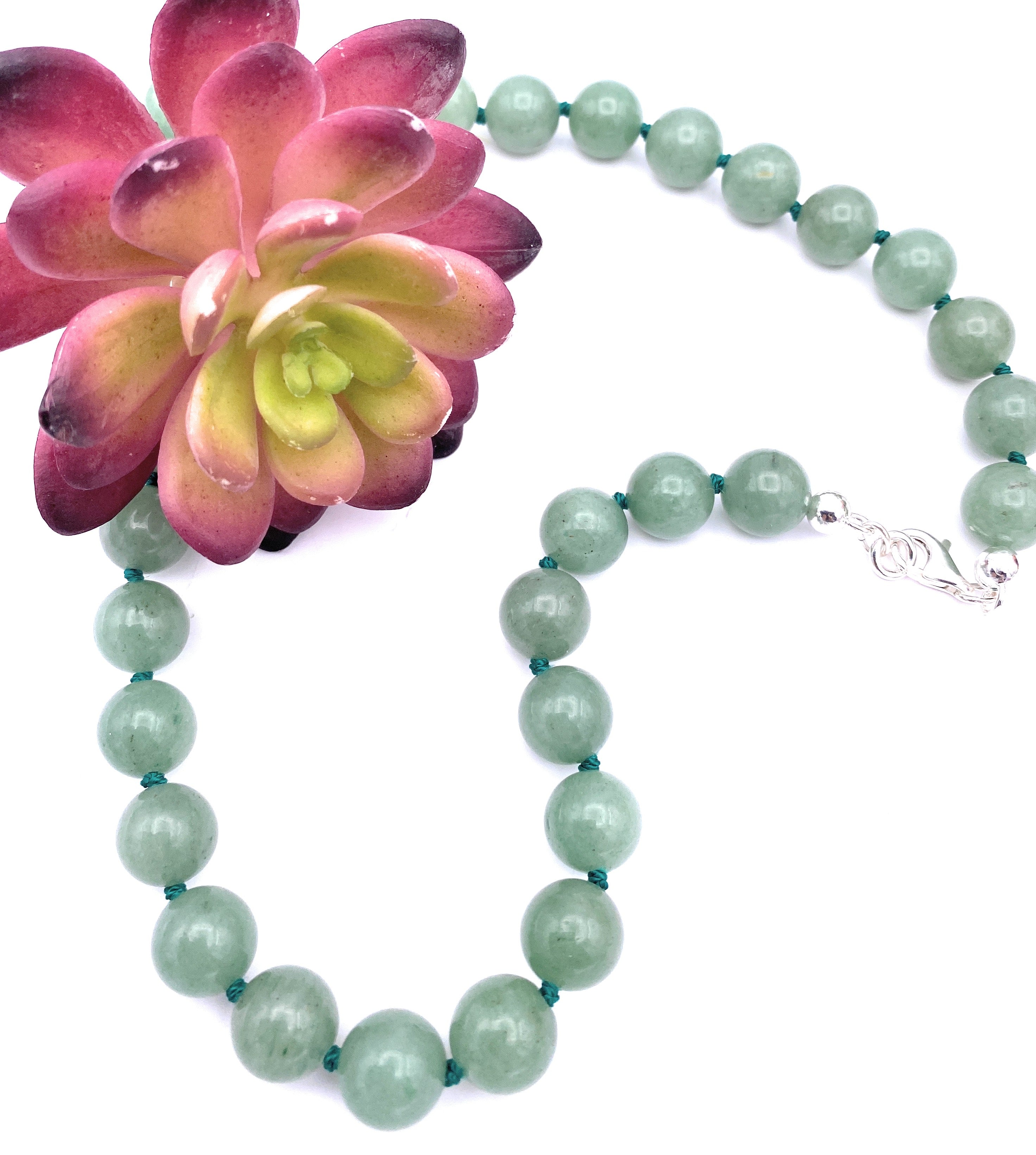 Aventurin Kugel Halskette 12mm