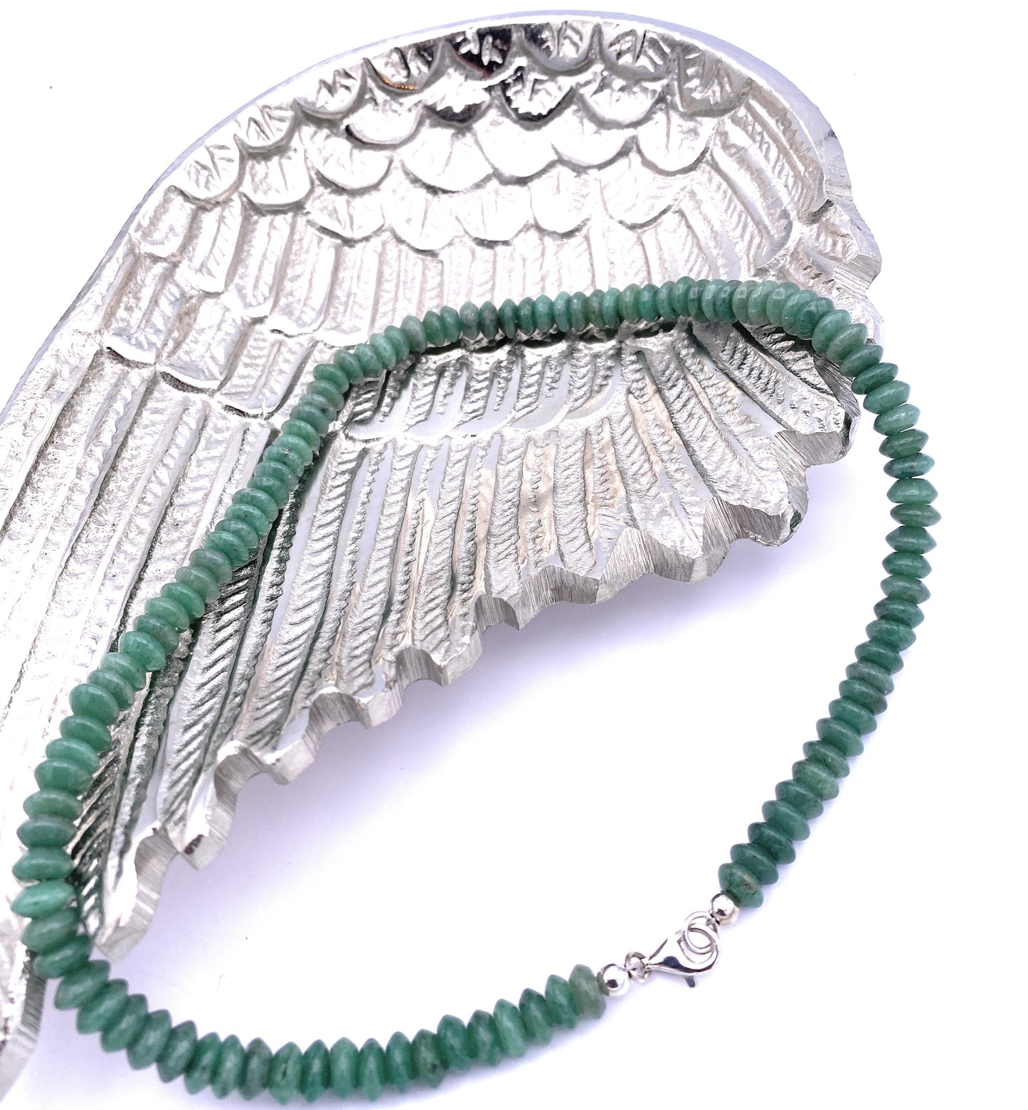 Aventurin Linsen Halskette 8mm