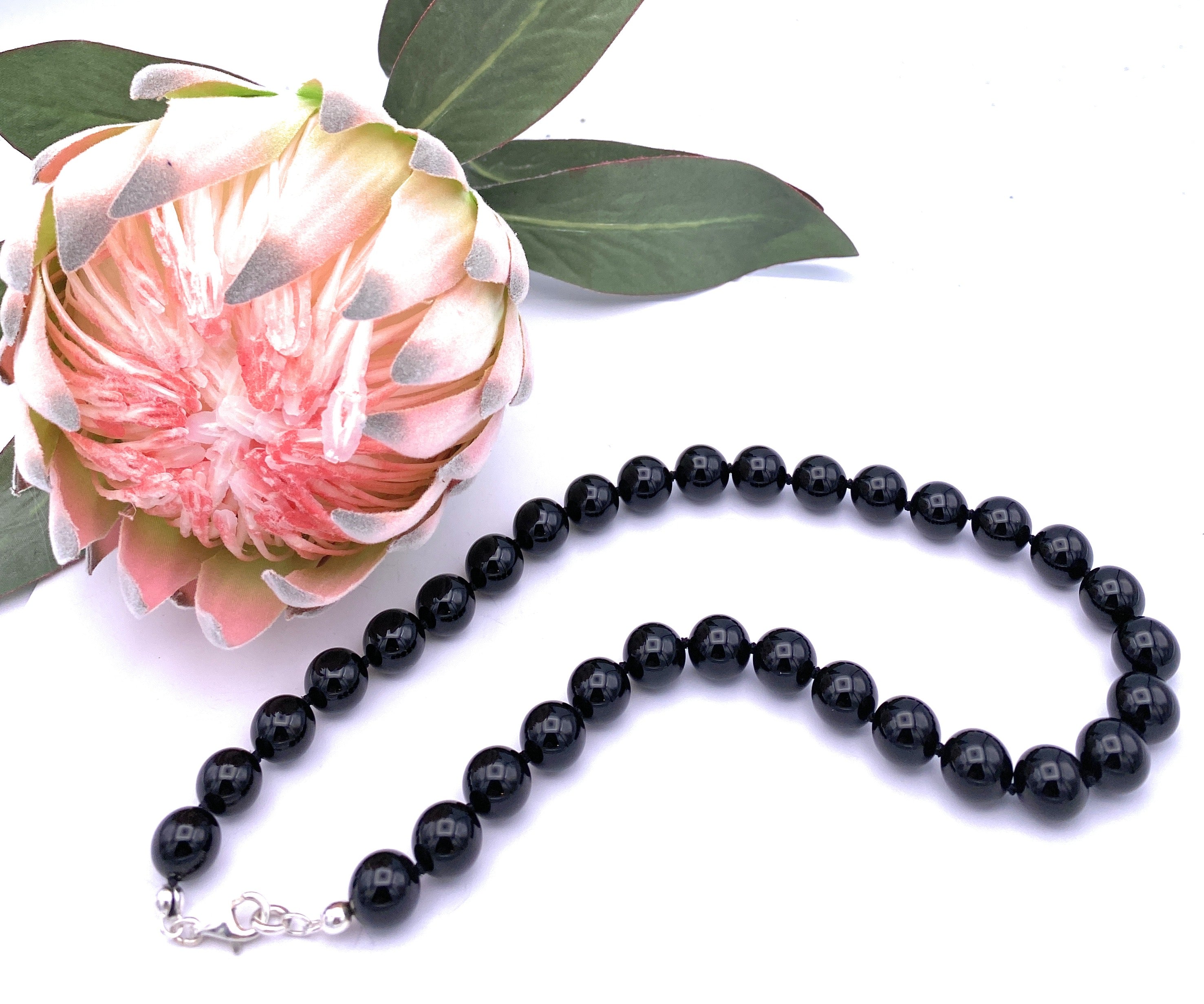 Onyx Kugel Halskette 12mm