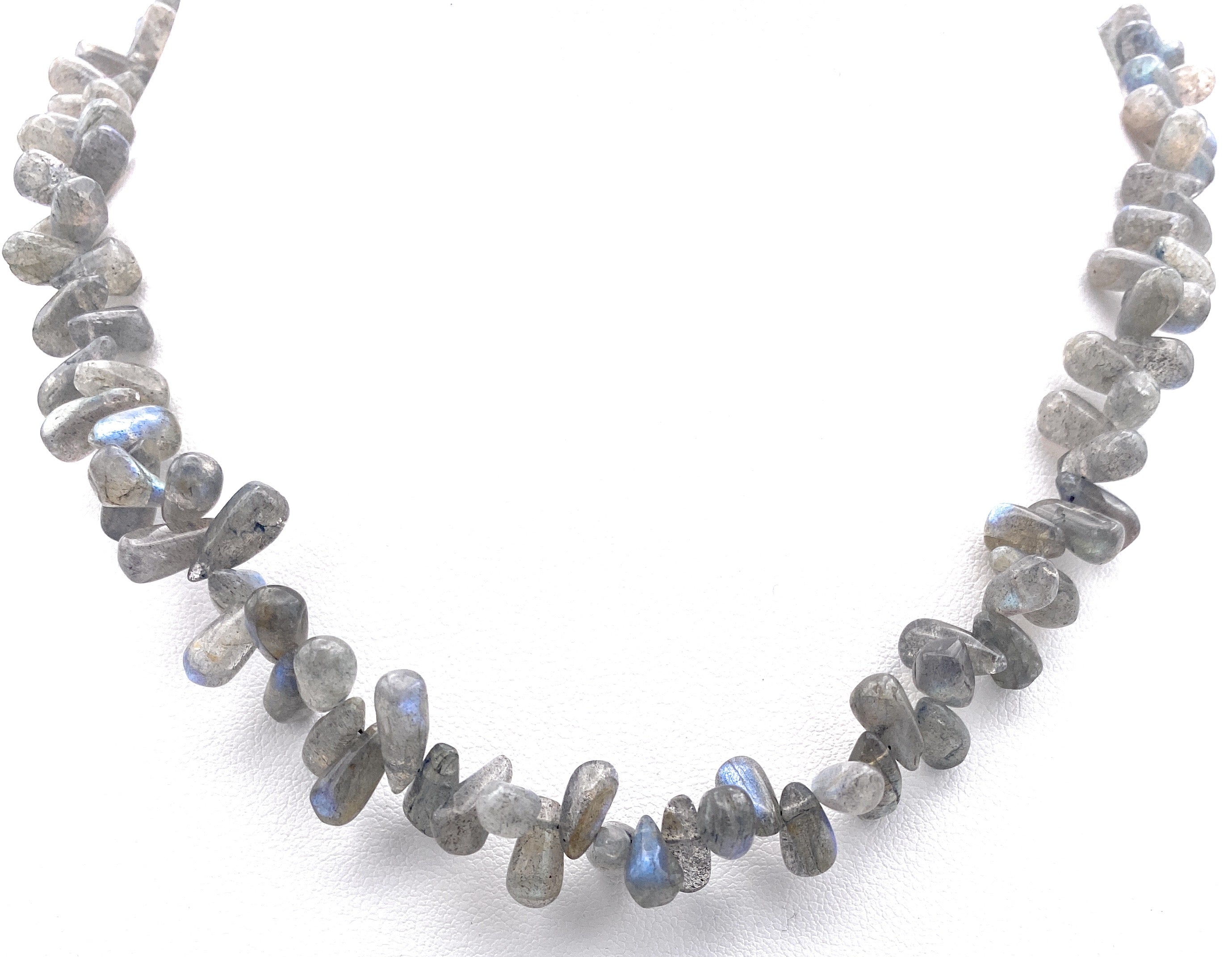 Labradorit Tropfen Halskette 6mm