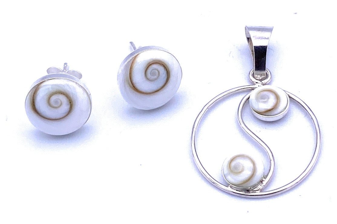 Operculum Anhänger Yin & Yang.