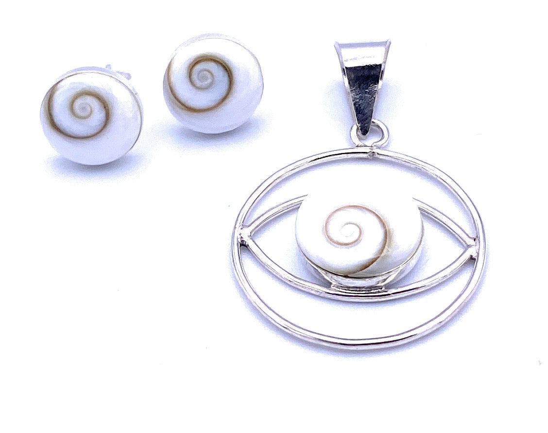 Operculum Anhänger "Shivas Auge" 25mm