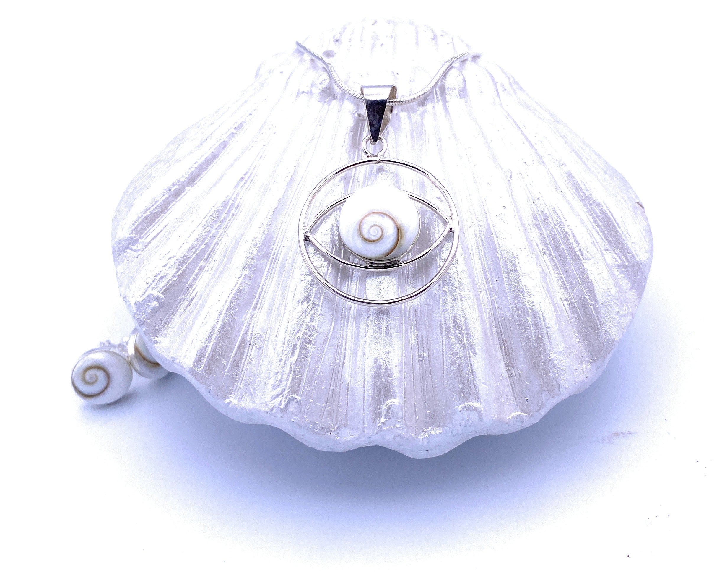 Operculum Anhänger "Shivas Auge" 25mm