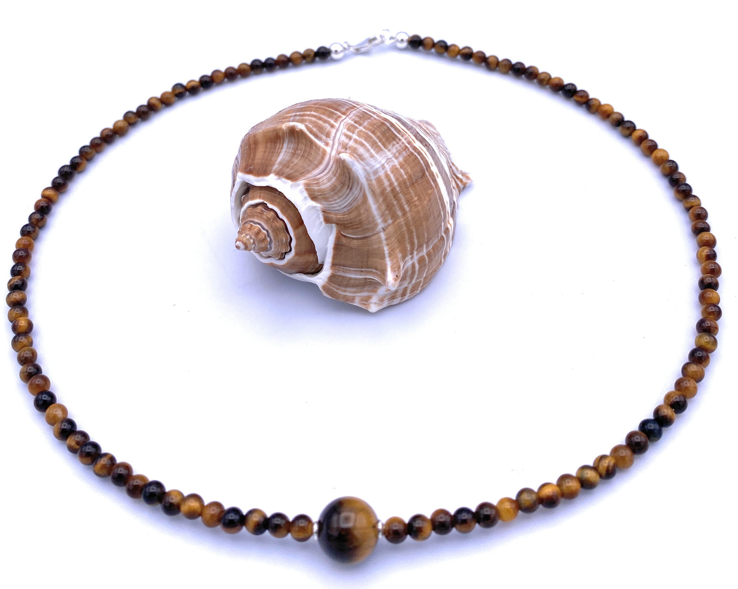 Tigerauge Halskette 4mm