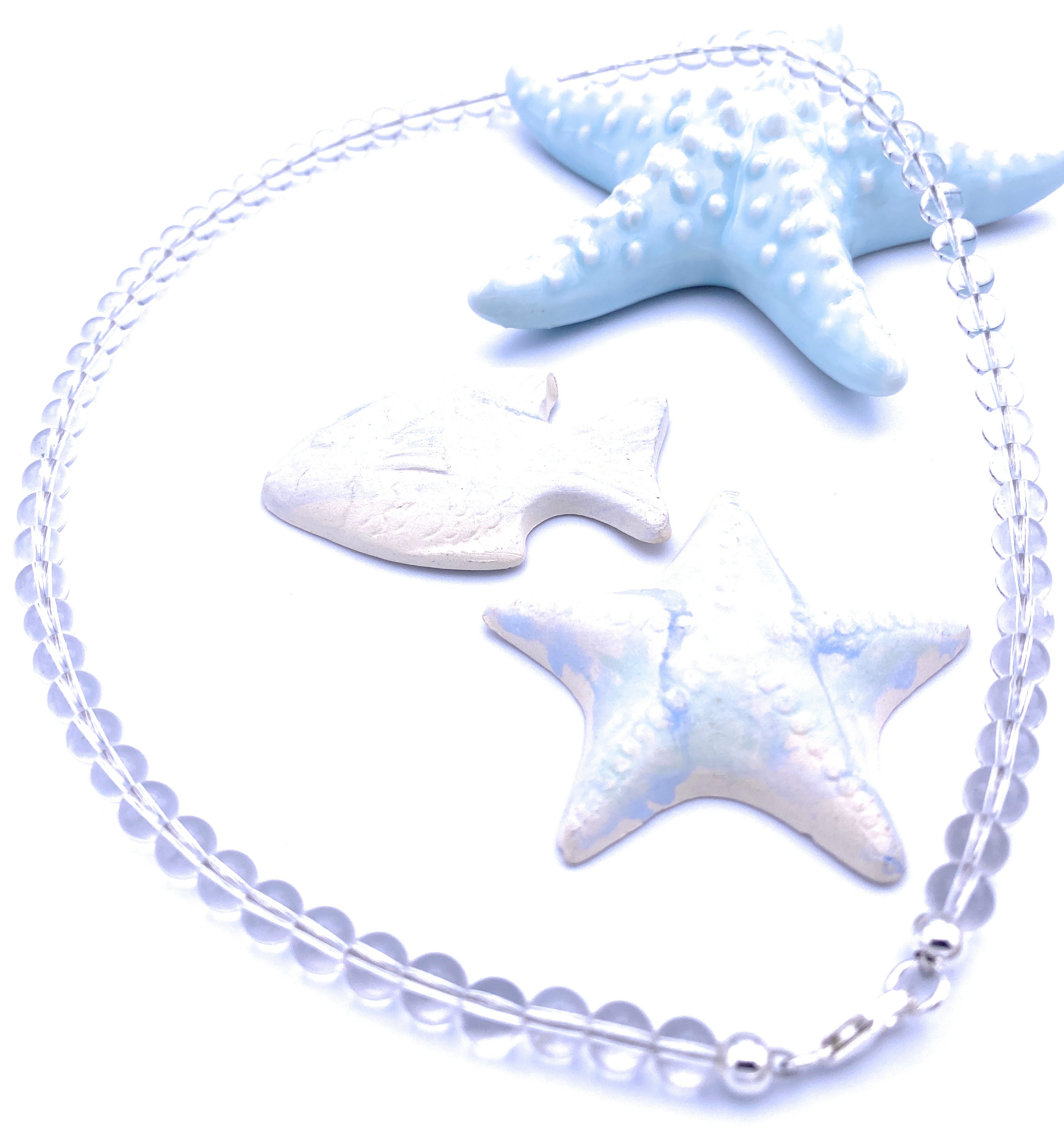 Bergkristall Kugel Halskette 6mm