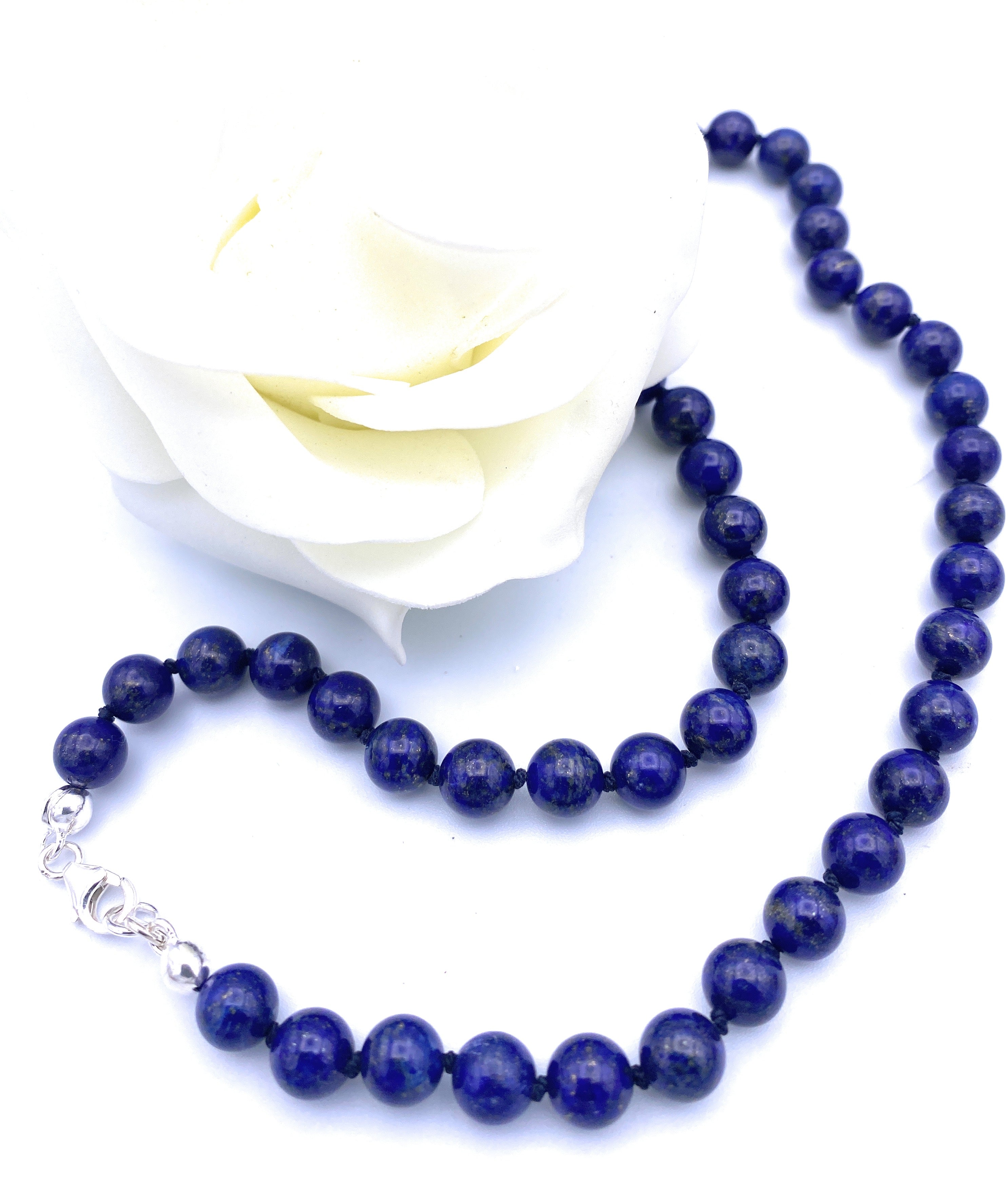 Lapislazuli Kugel Halskette 8mm