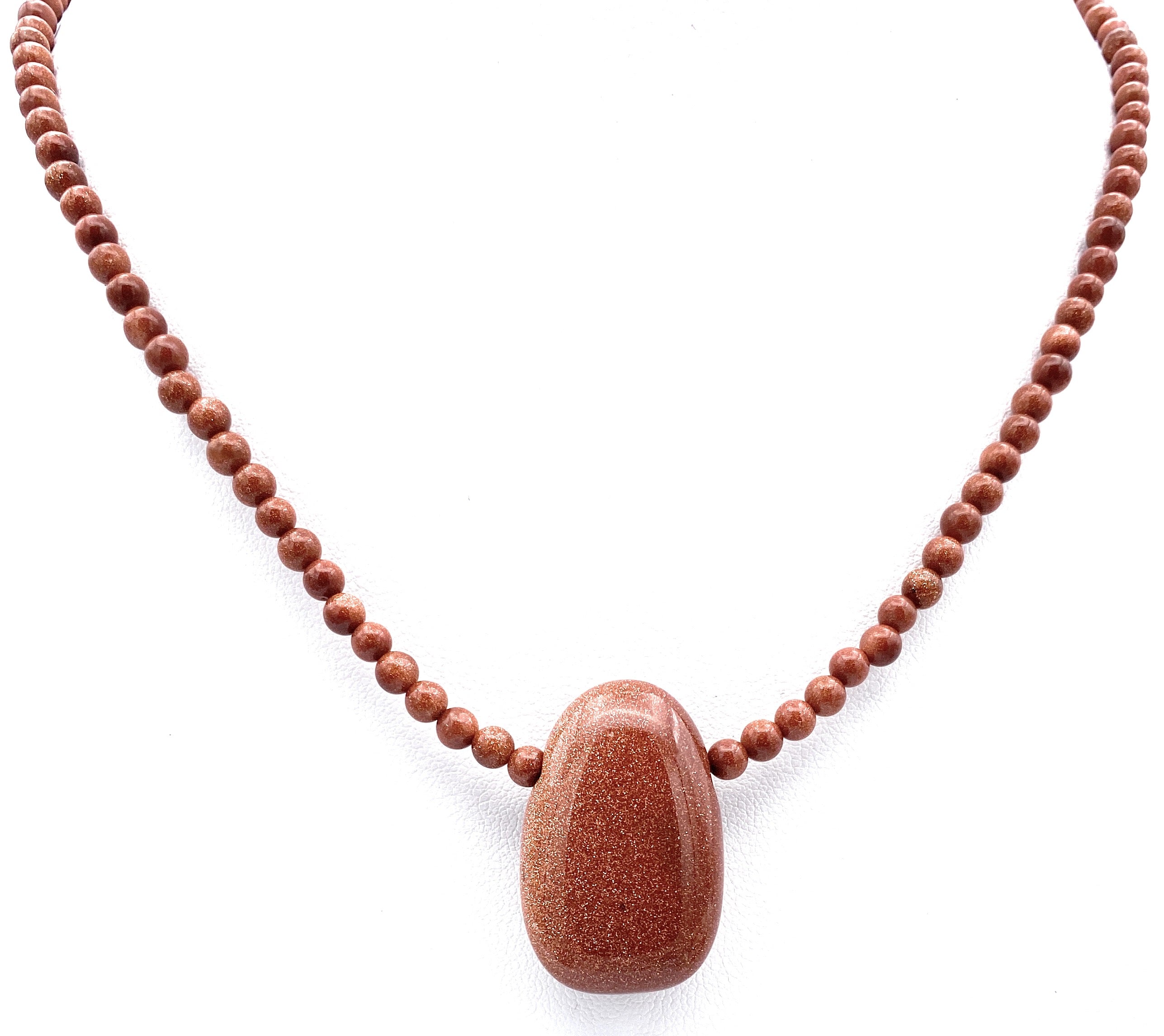 Goldfluss Halskette mit Anhänger