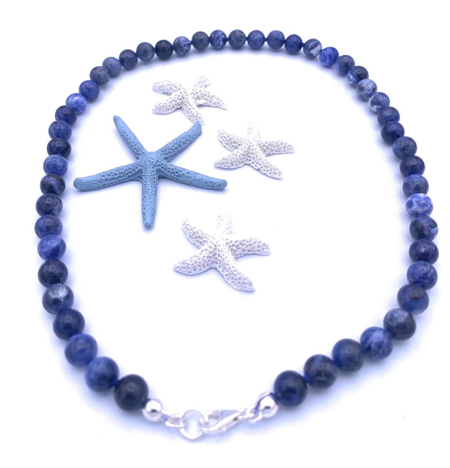 8mm Sodalith Halskette