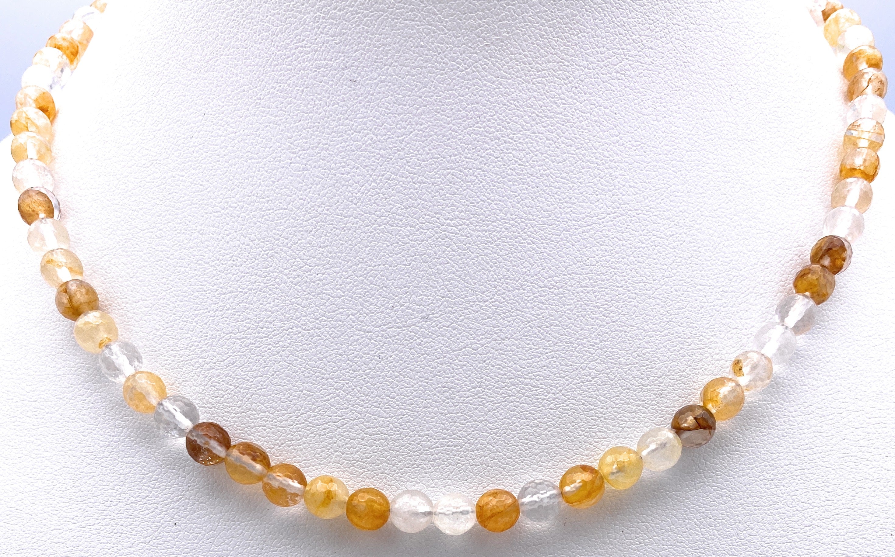 Eisenkiesel Halskette