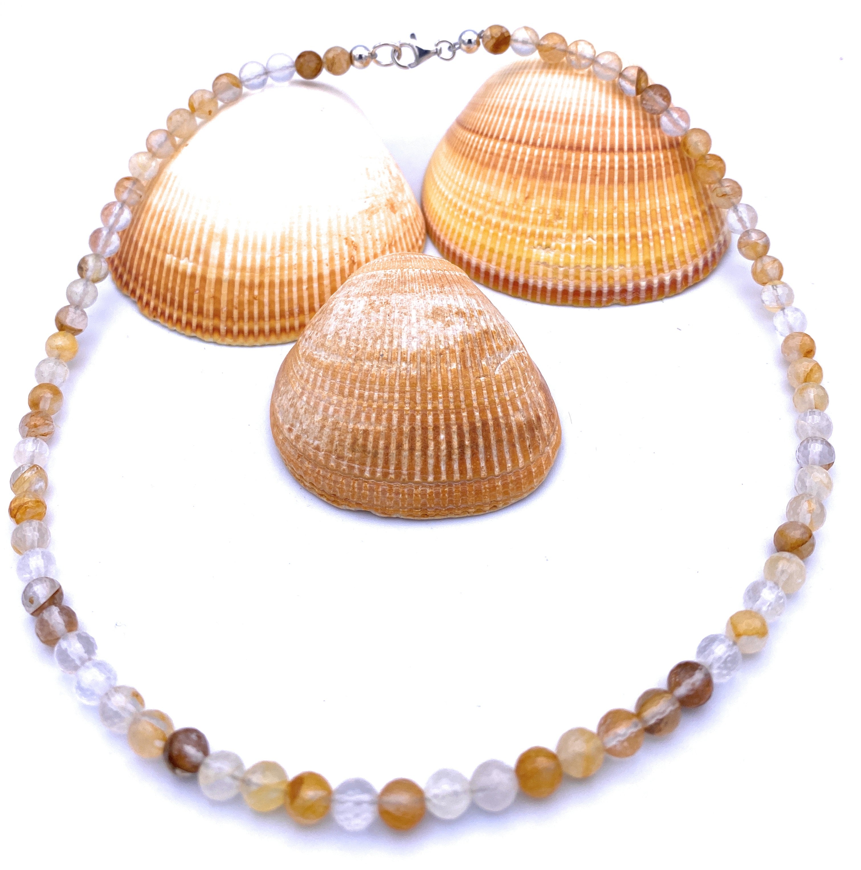 Eisenkiesel Halskette