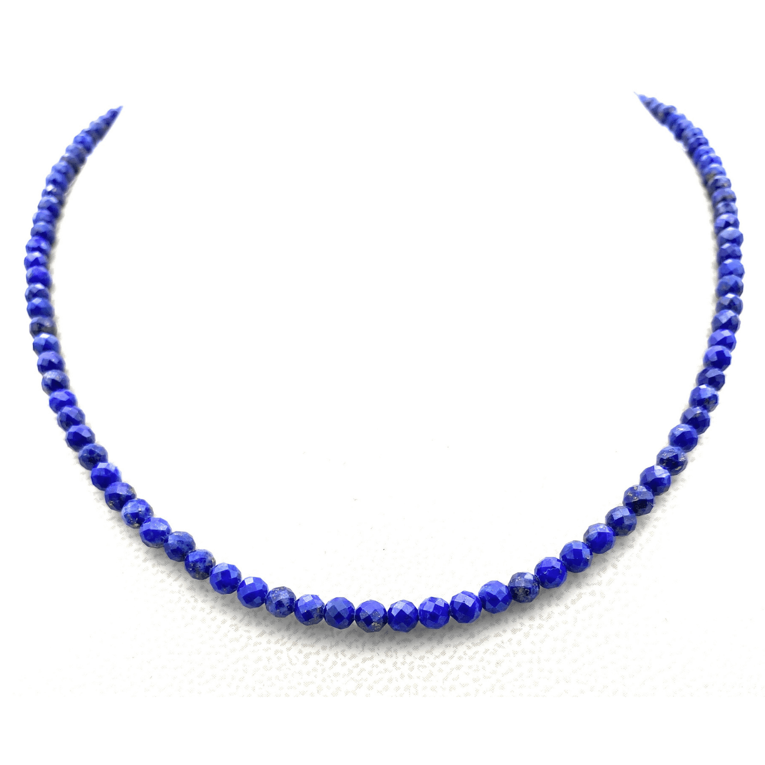 Lapislazuli Halskette mit Pyrit Einschlüsse