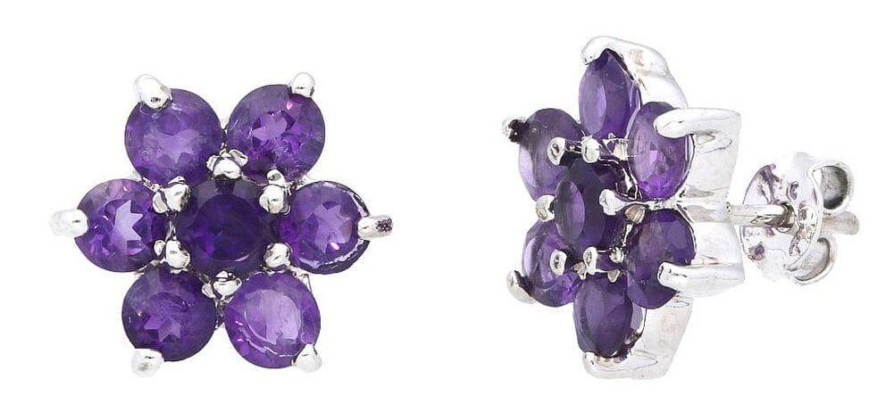 Ohrstecker-Amethyst-Blume-fac-2101
