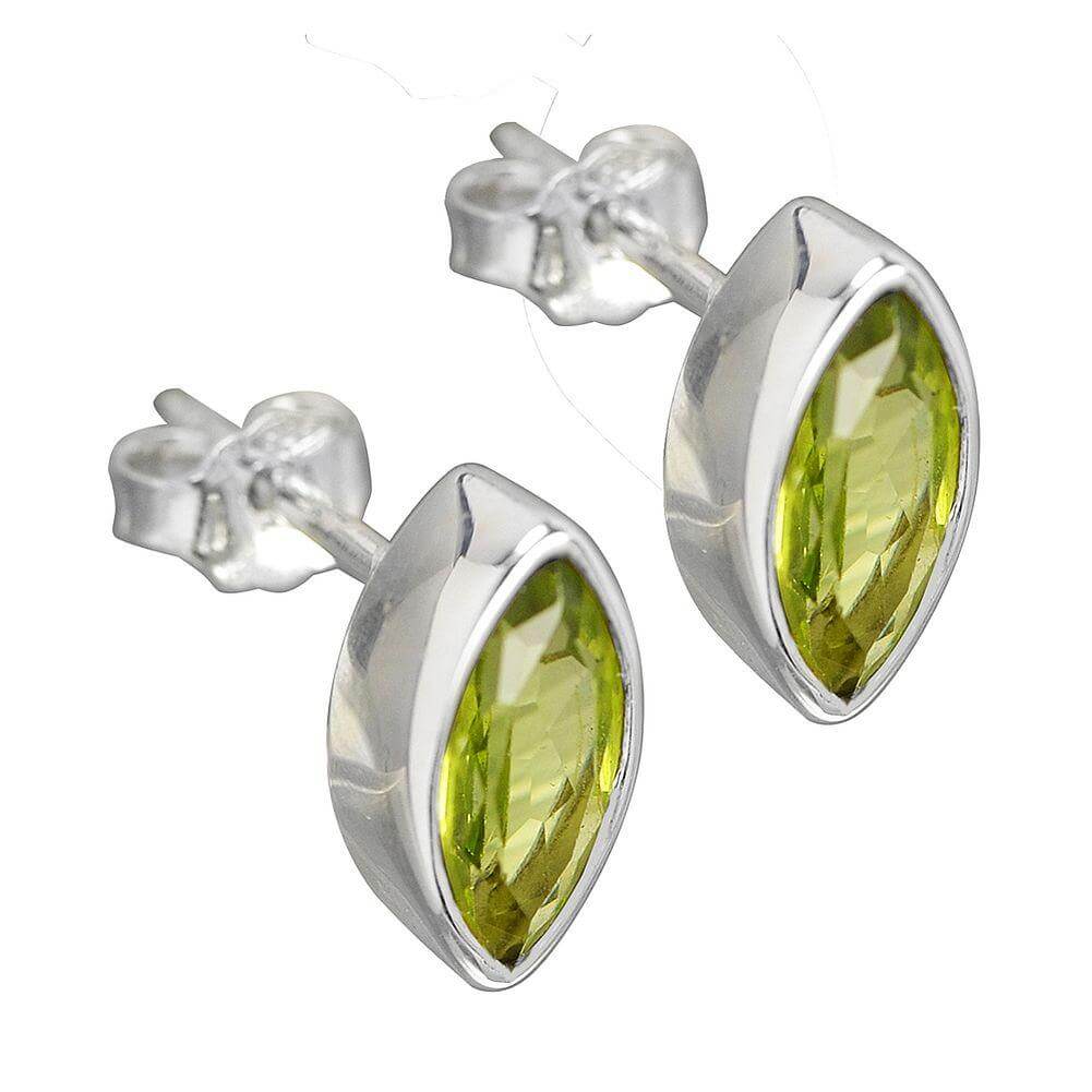 Ohrstecker-Peridot-fac-Navette-49175c5408260e771
