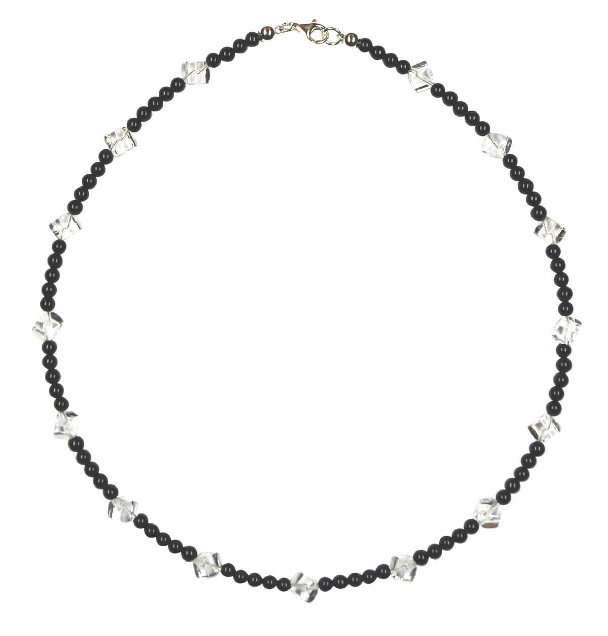 Onyx-Kette-mit-Bergkristall-W-rfel-diagonal-8993