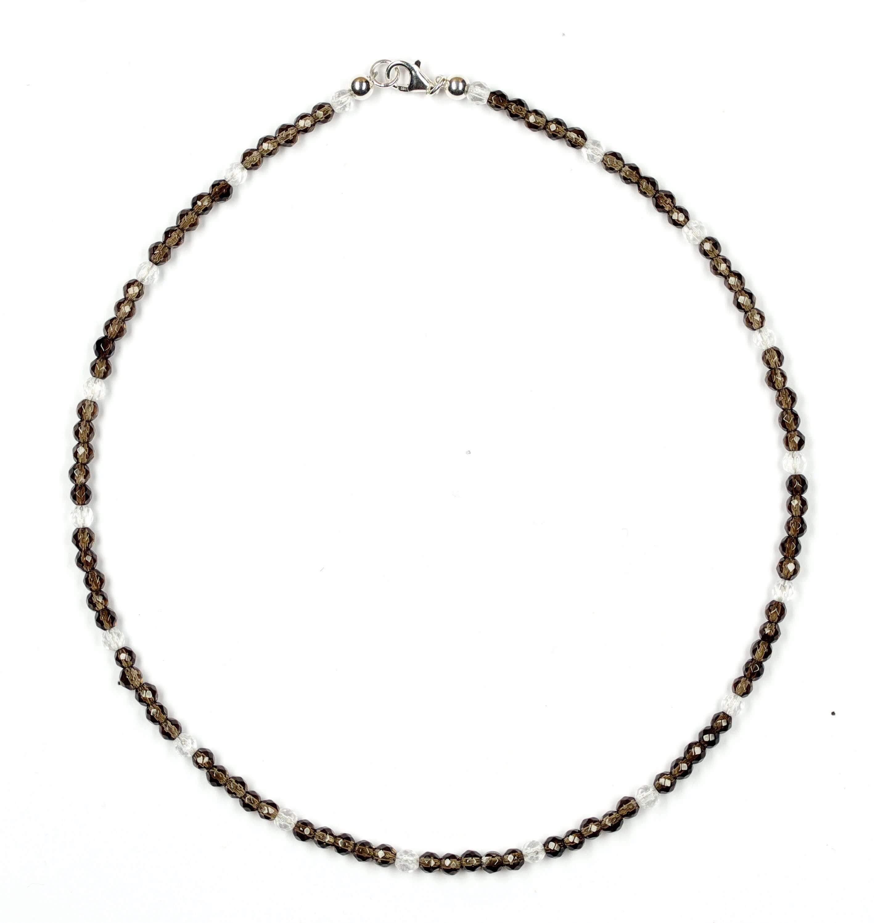 Rauchquarz-Kette-Kugeln-4-mm-fac-7004H