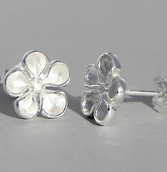 Silber-Ohrstecker-Flower-300