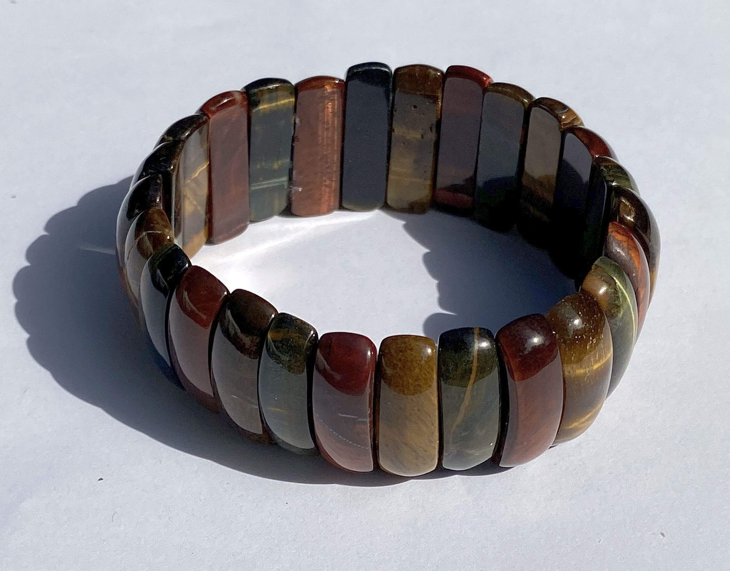 Tigerauge-3-fach-Armband-Halbmond