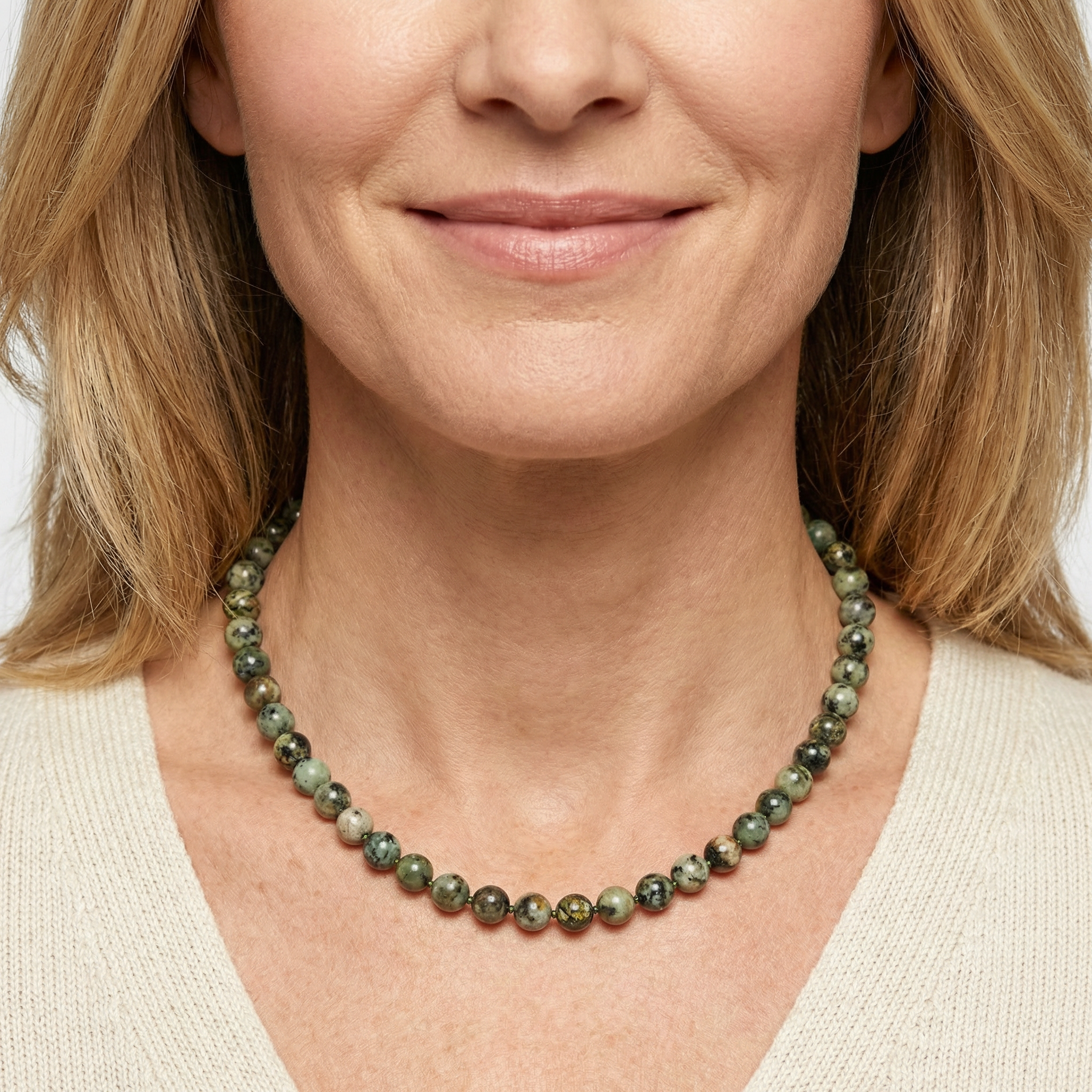 Afrika Türkis Halskette