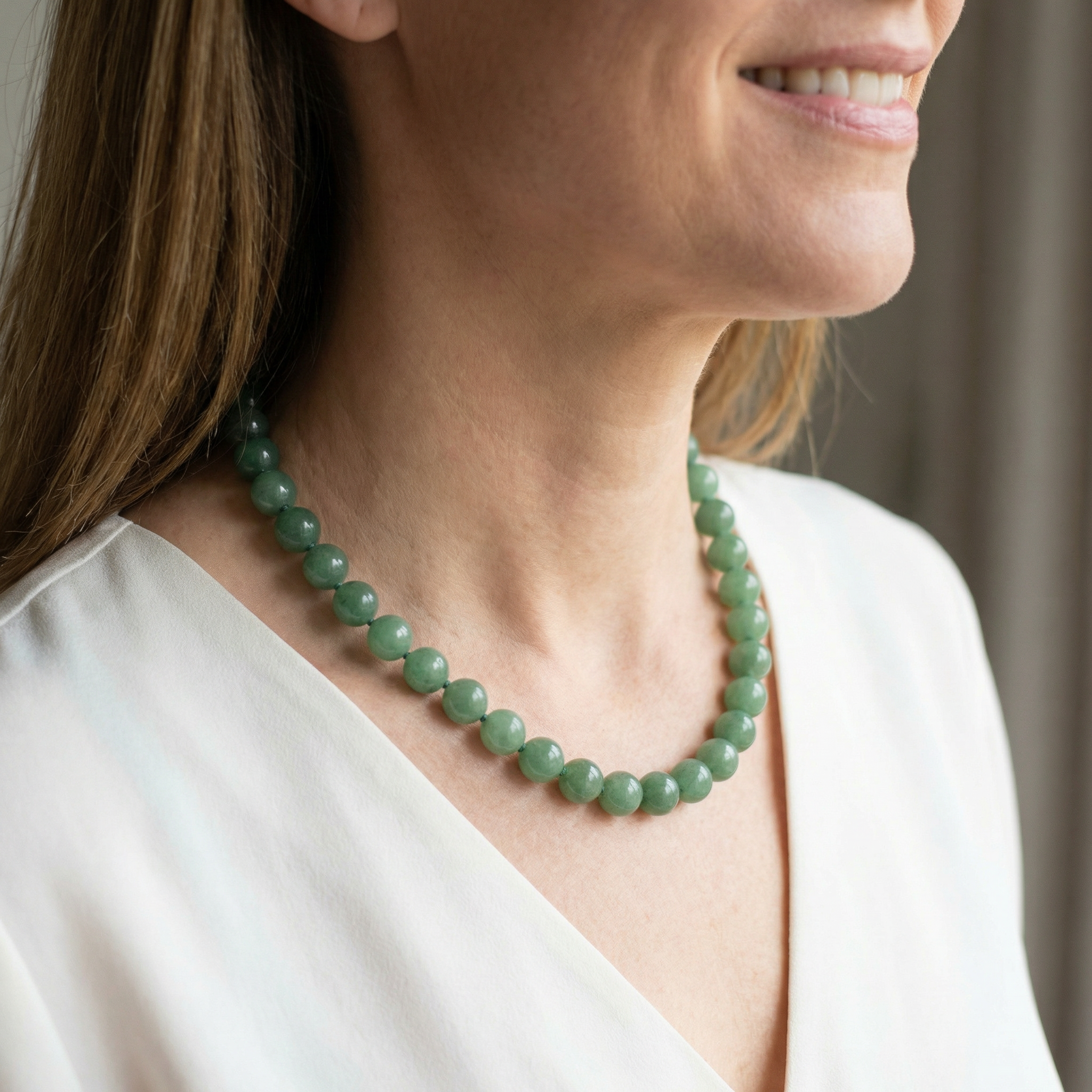 Aventurin Kugel Halskette 10mm