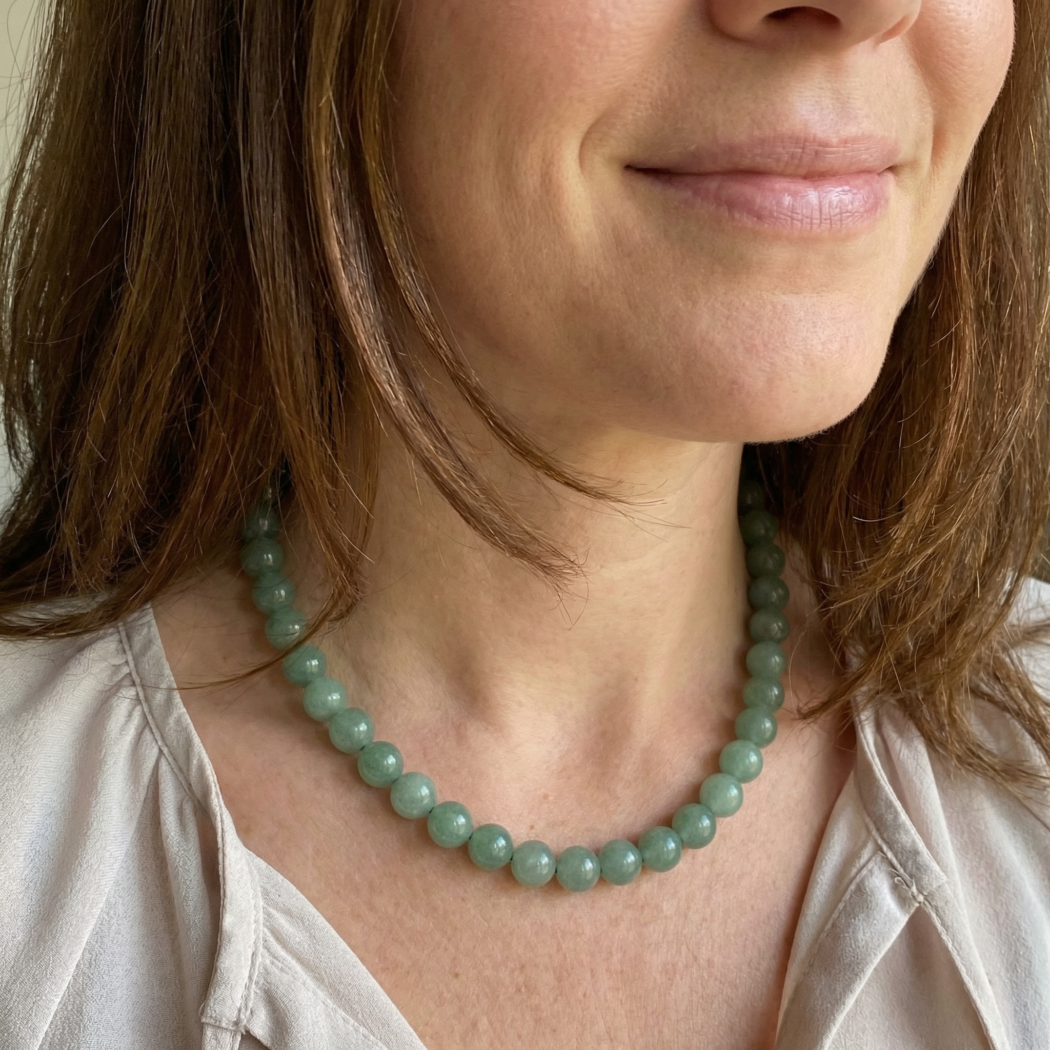 Aventurin Kugel Halskette 8mm