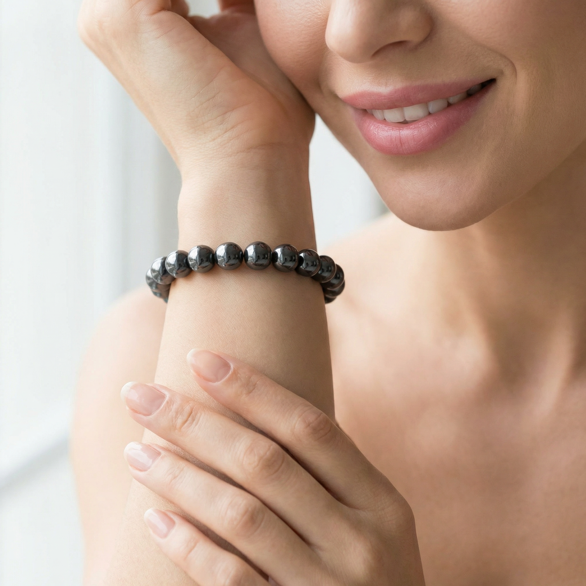 Hämatin Armband 8 mm